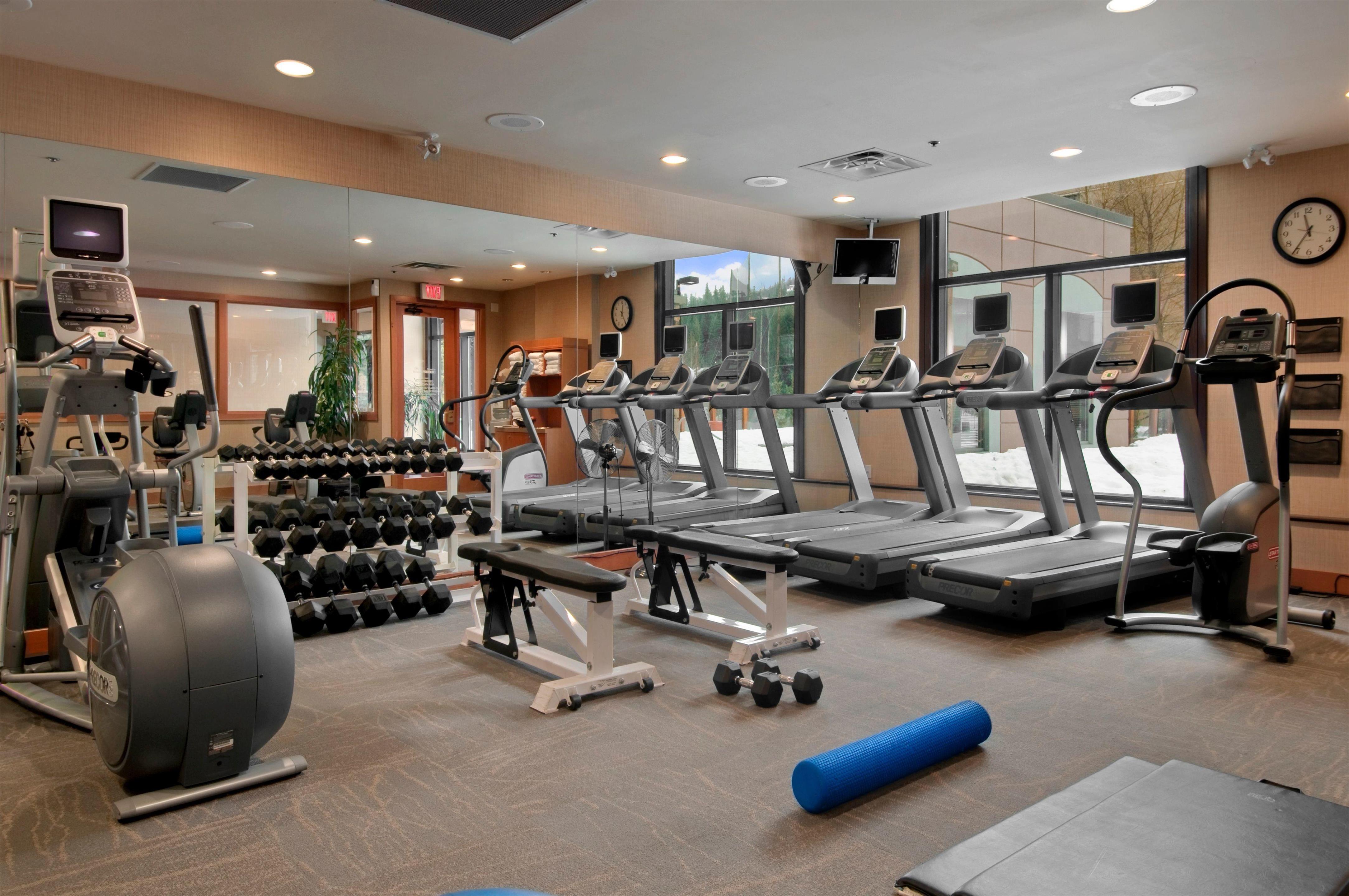 Health club fitness center gym | Hilton Whistler Resort & Spa
