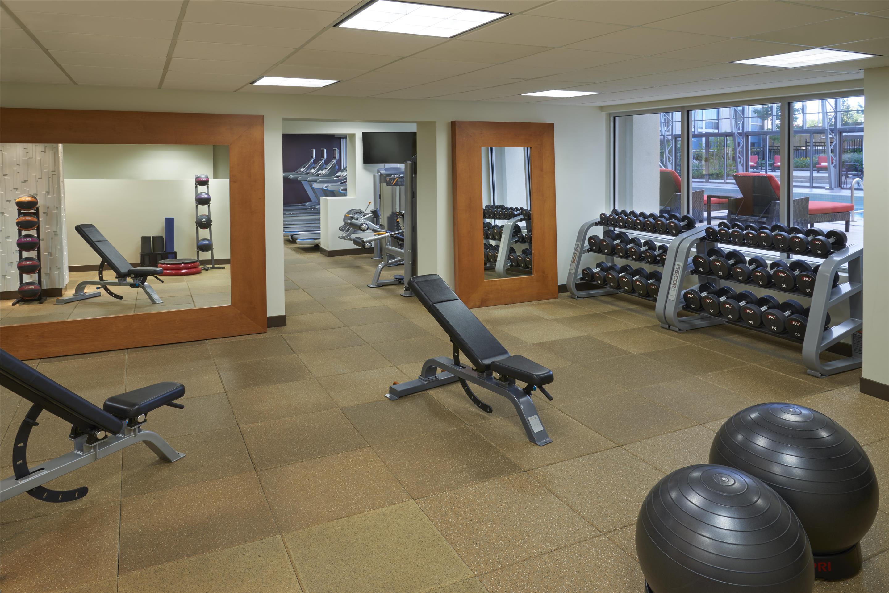 Health club fitness center gym