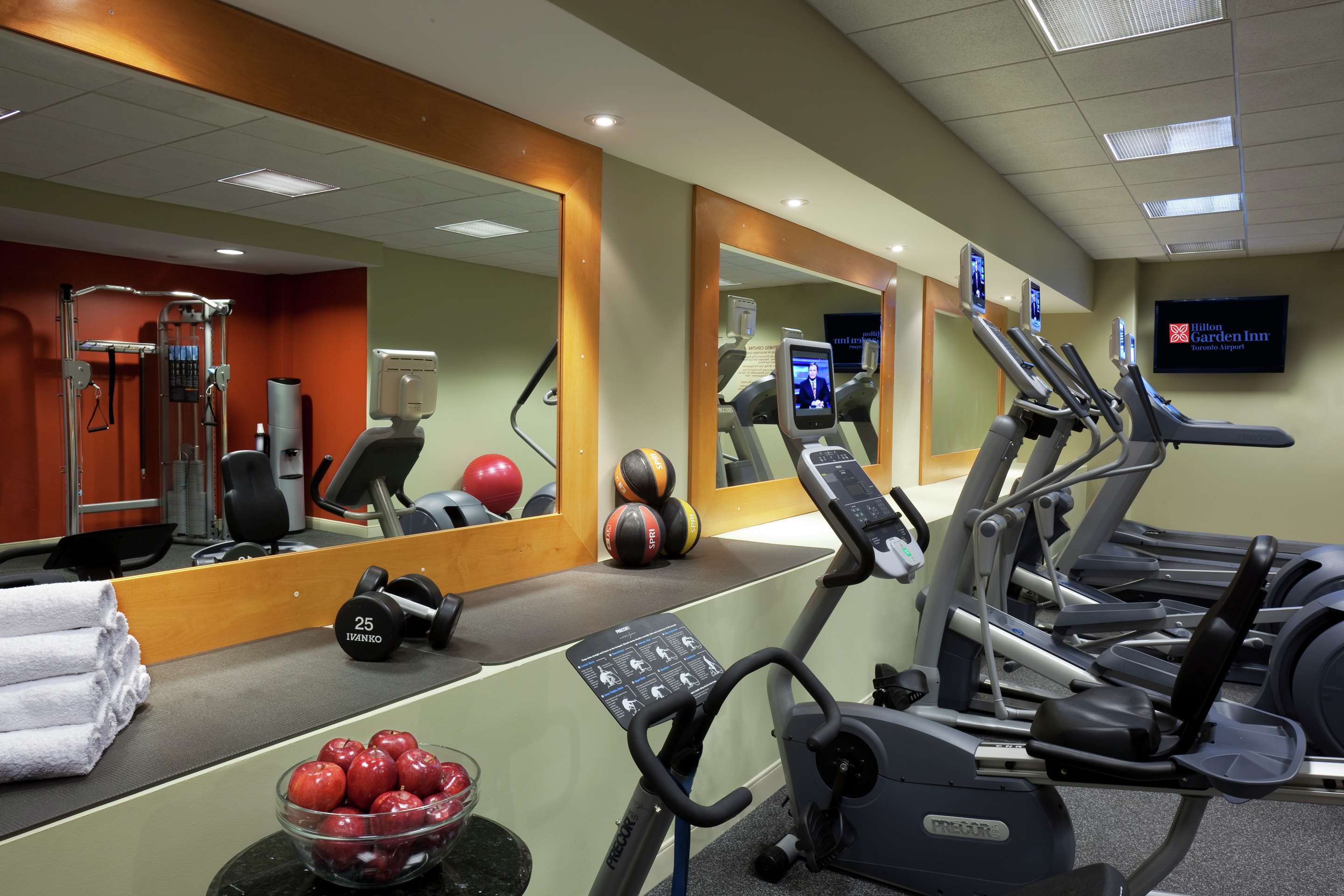 Health club fitness center gym | Hilton Garden Inn Toronto Airport