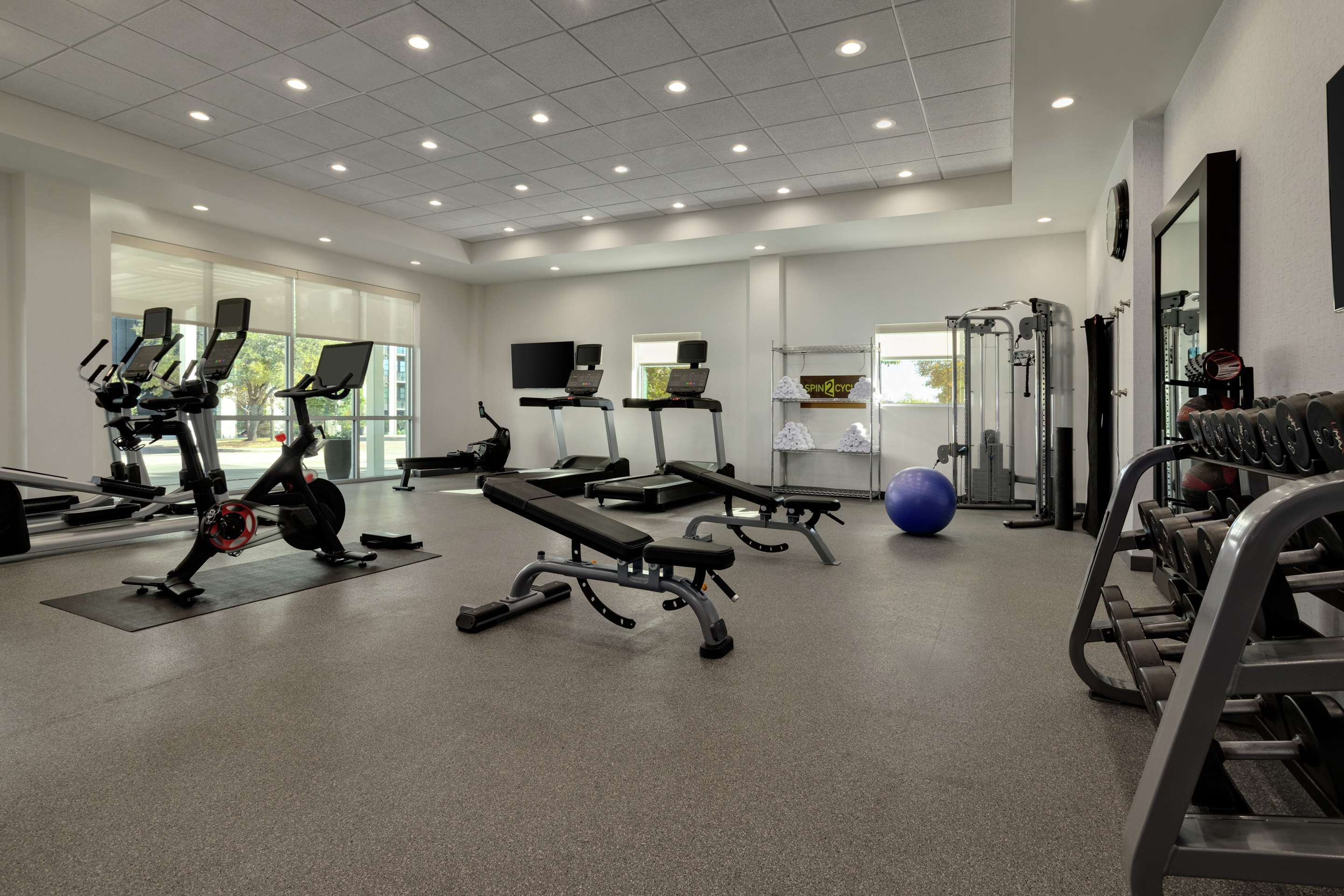 Health club fitness center gym | Home2 Suites by Hilton Austin North/Near the Domain