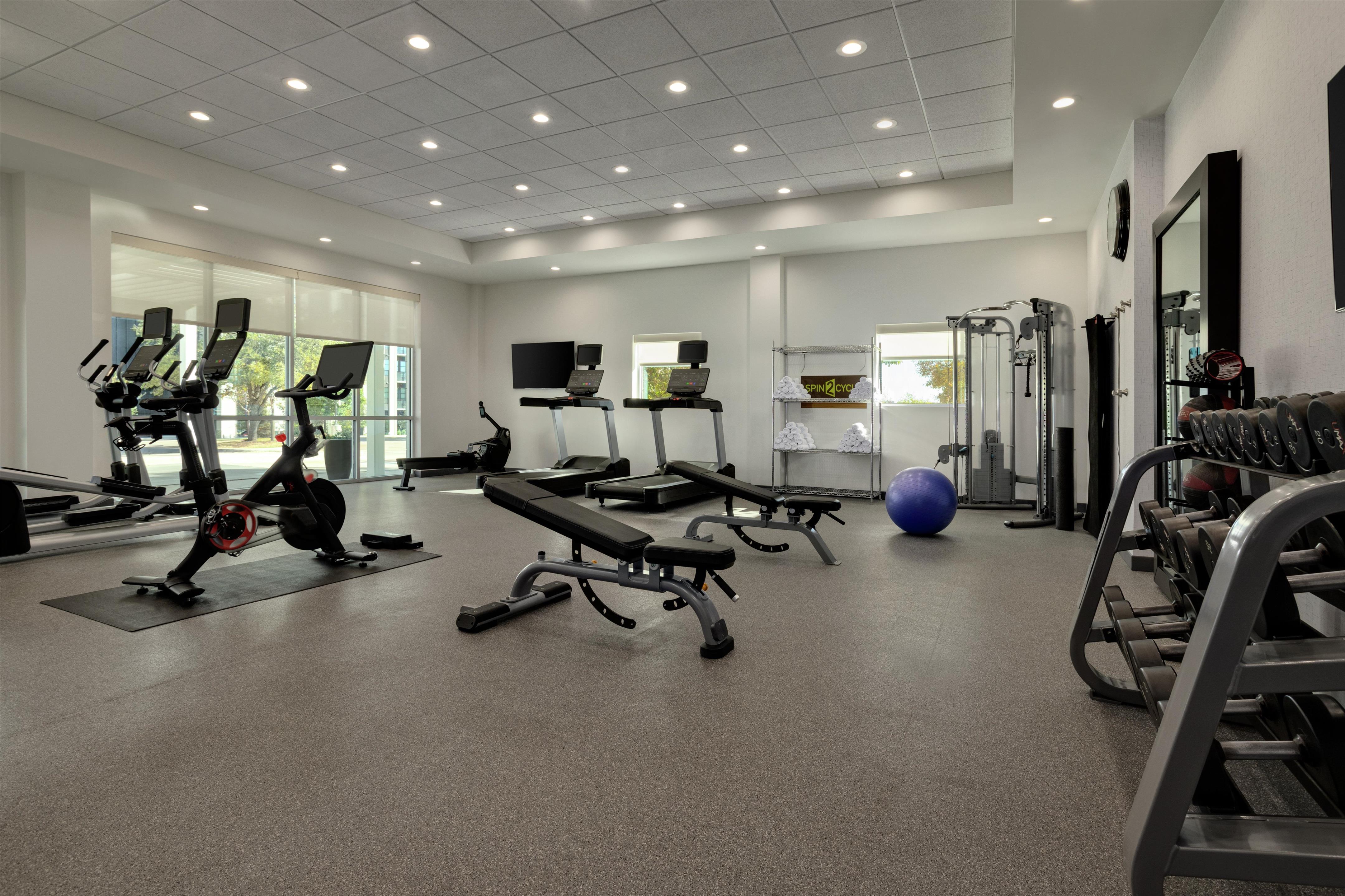 Health club fitness center gym | Home2 Suites by Hilton Austin North/Near the Domain