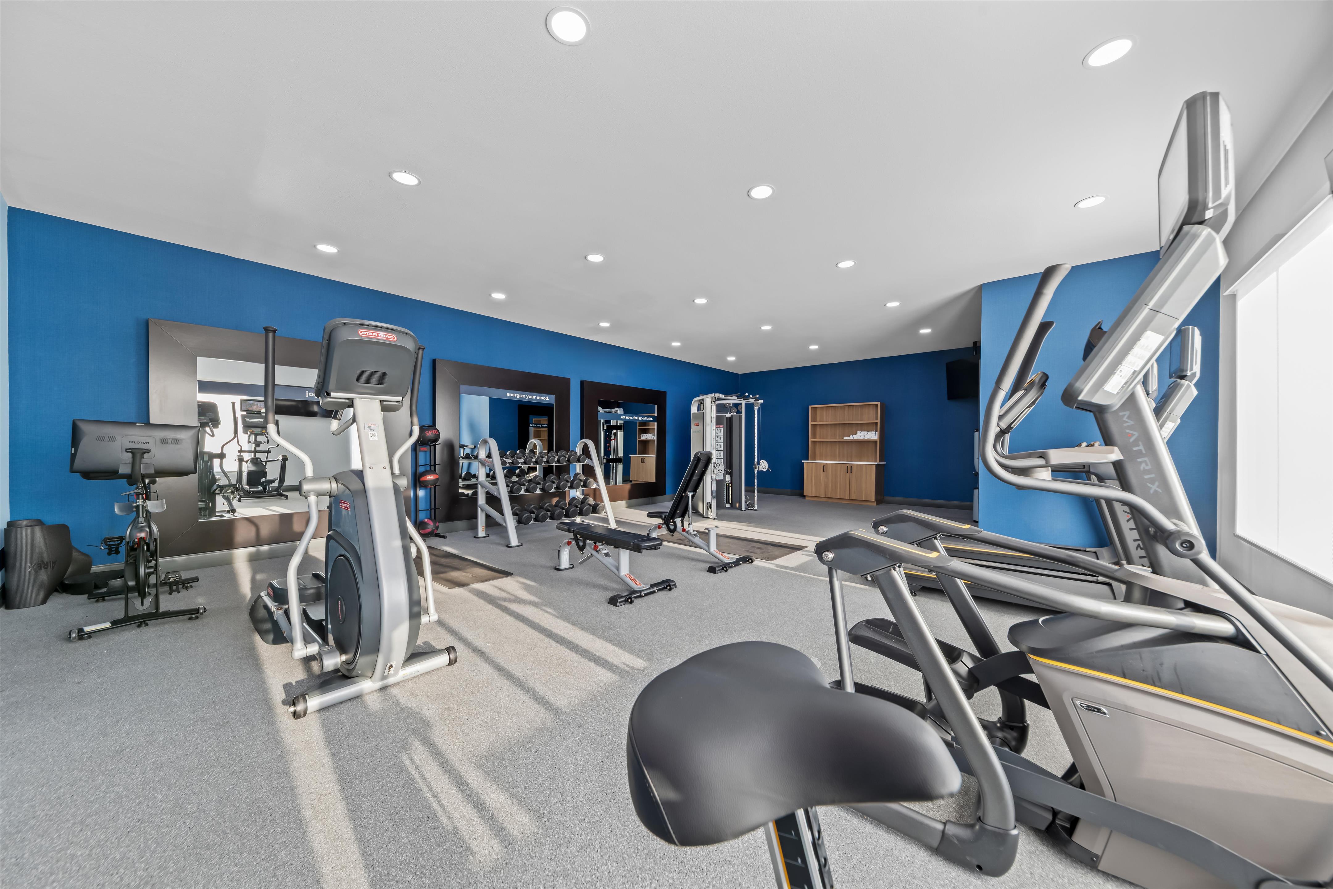 Health club fitness center gym | Hampton Inn & Suites Dallas/Frisco North-FieldhouseUSA
