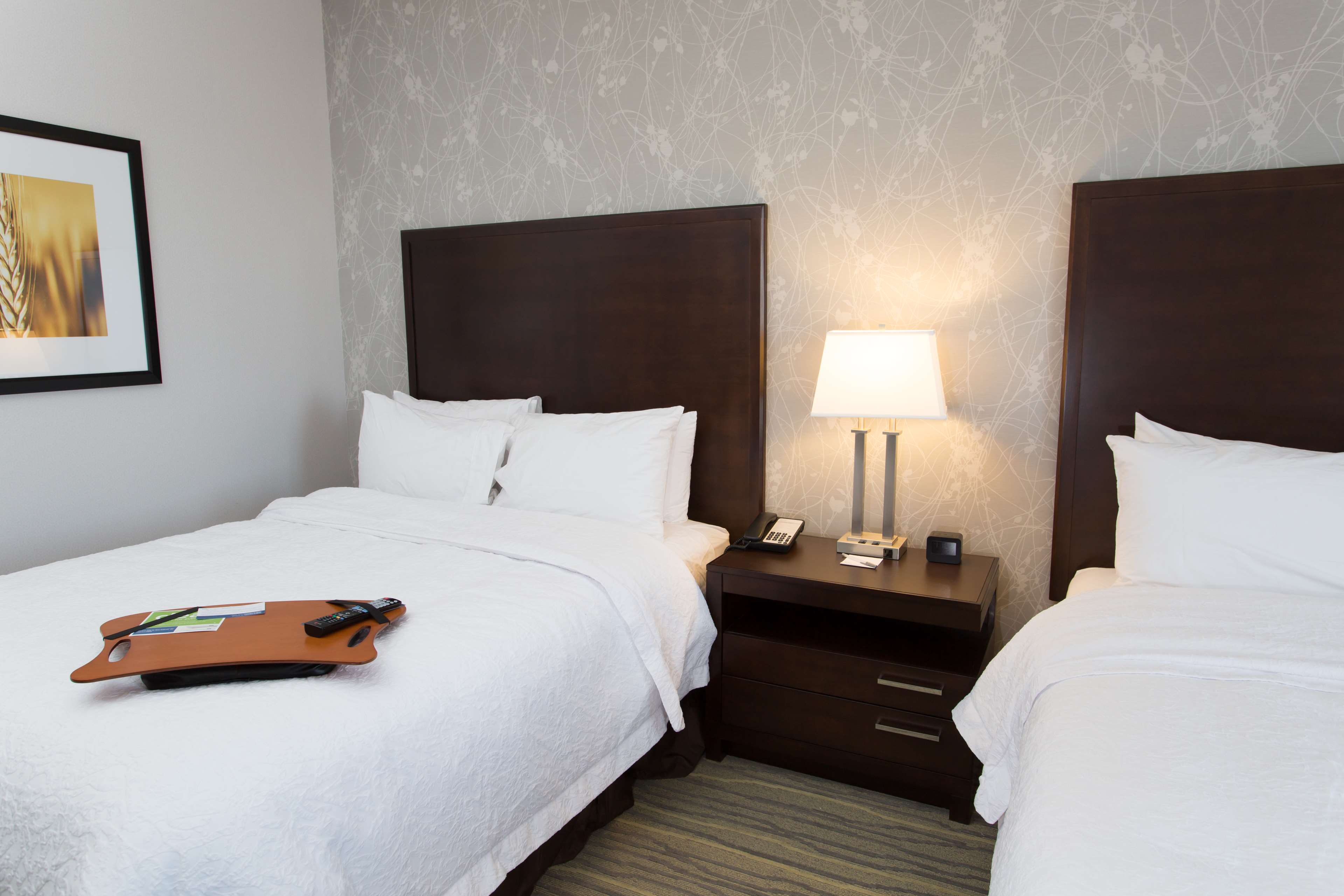 Hampton Inn by Hilton Lloydminster Room Type - 2 QNS MICROWV FRIDGE NS