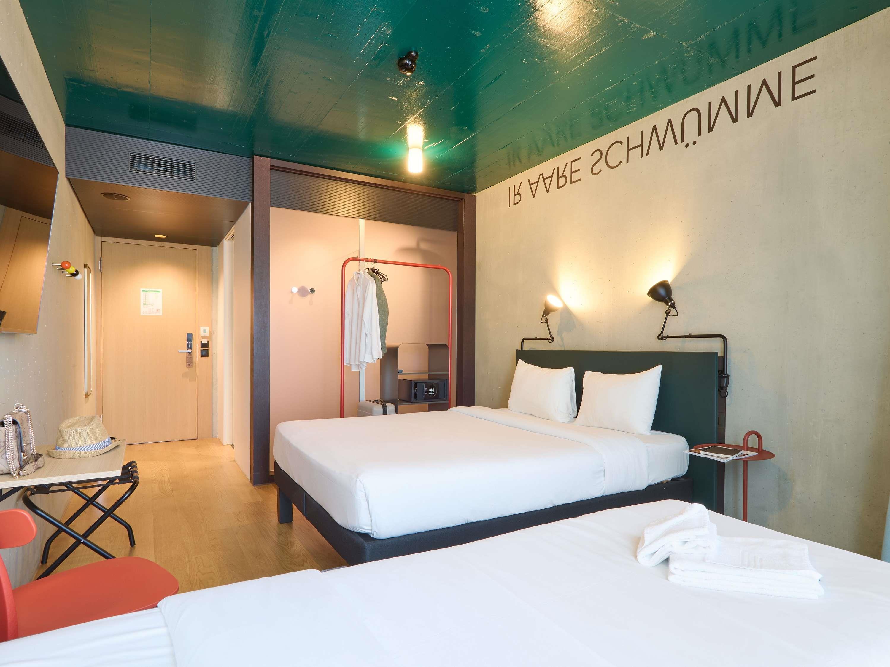 ibis Styles Bern City Room Type - Superior room with 1 queen bed 160 × 200 cm and 1 sofa bed