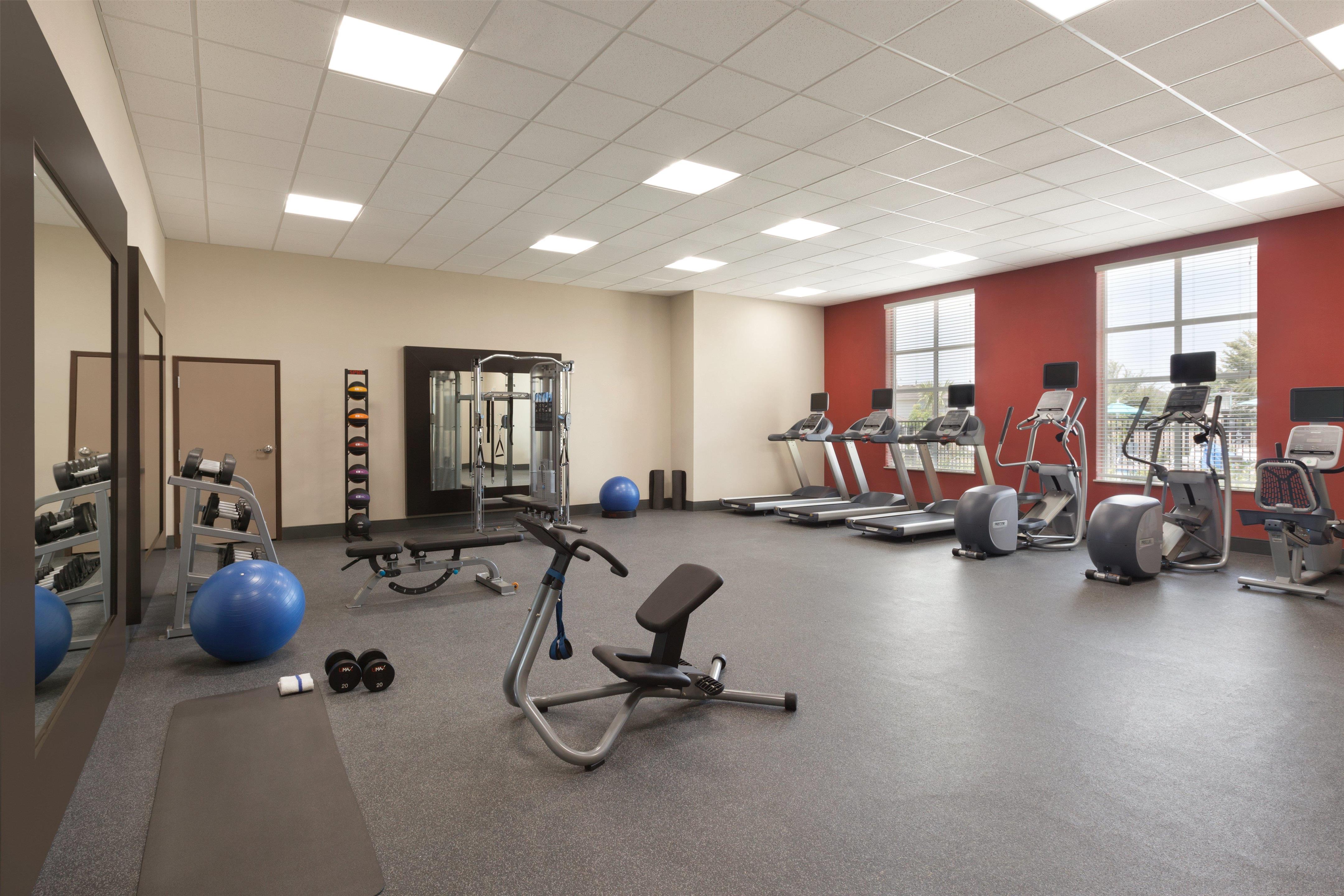 Health club fitness center gym | Homewood Suites by Hilton North Houston/Spring
