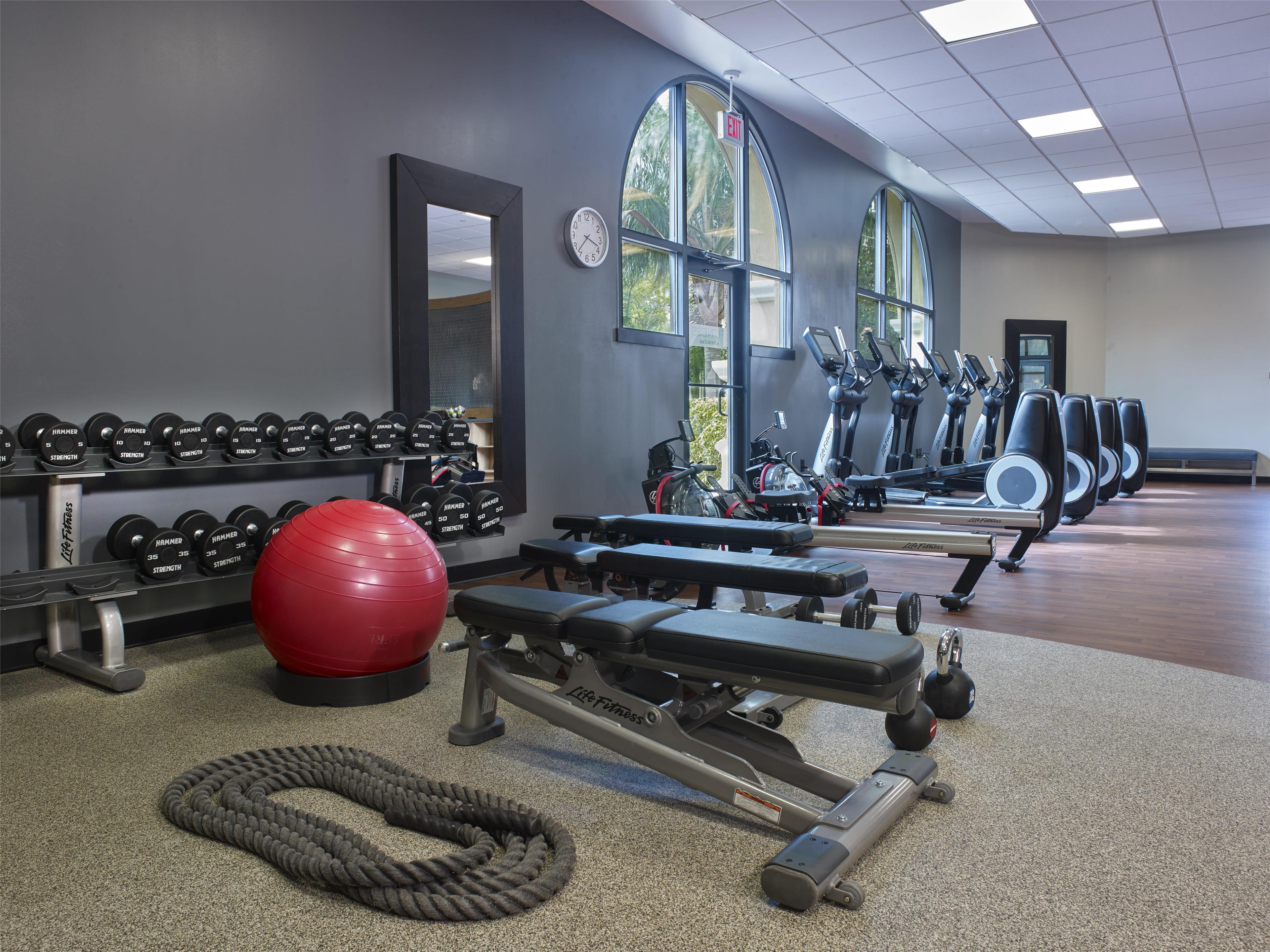 Health club fitness center gym | DoubleTree by Hilton Hotel Orlando at SeaWorld