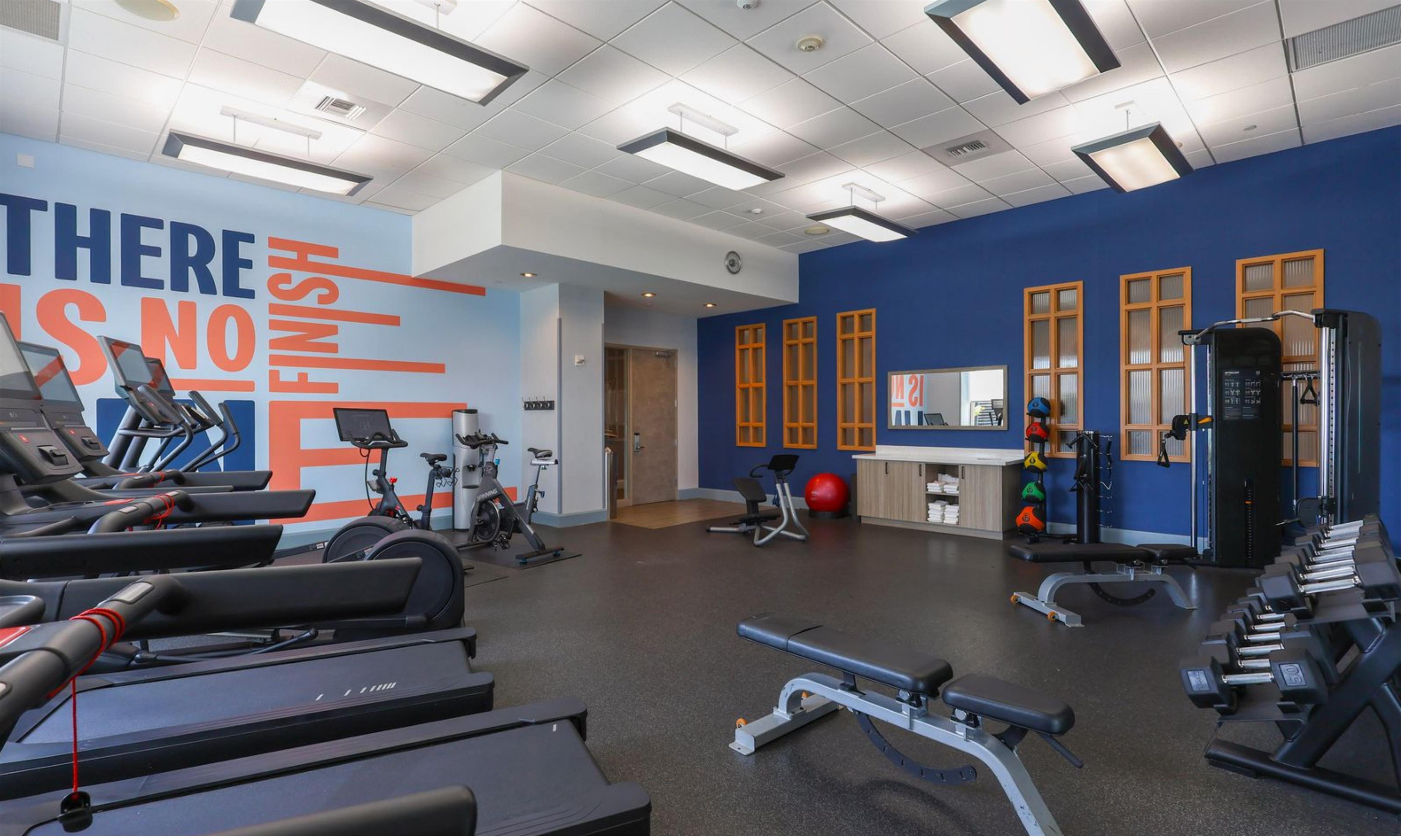 Health club fitness center gym | Hampton Inn & Suites Miami/Brickell-Downtown
