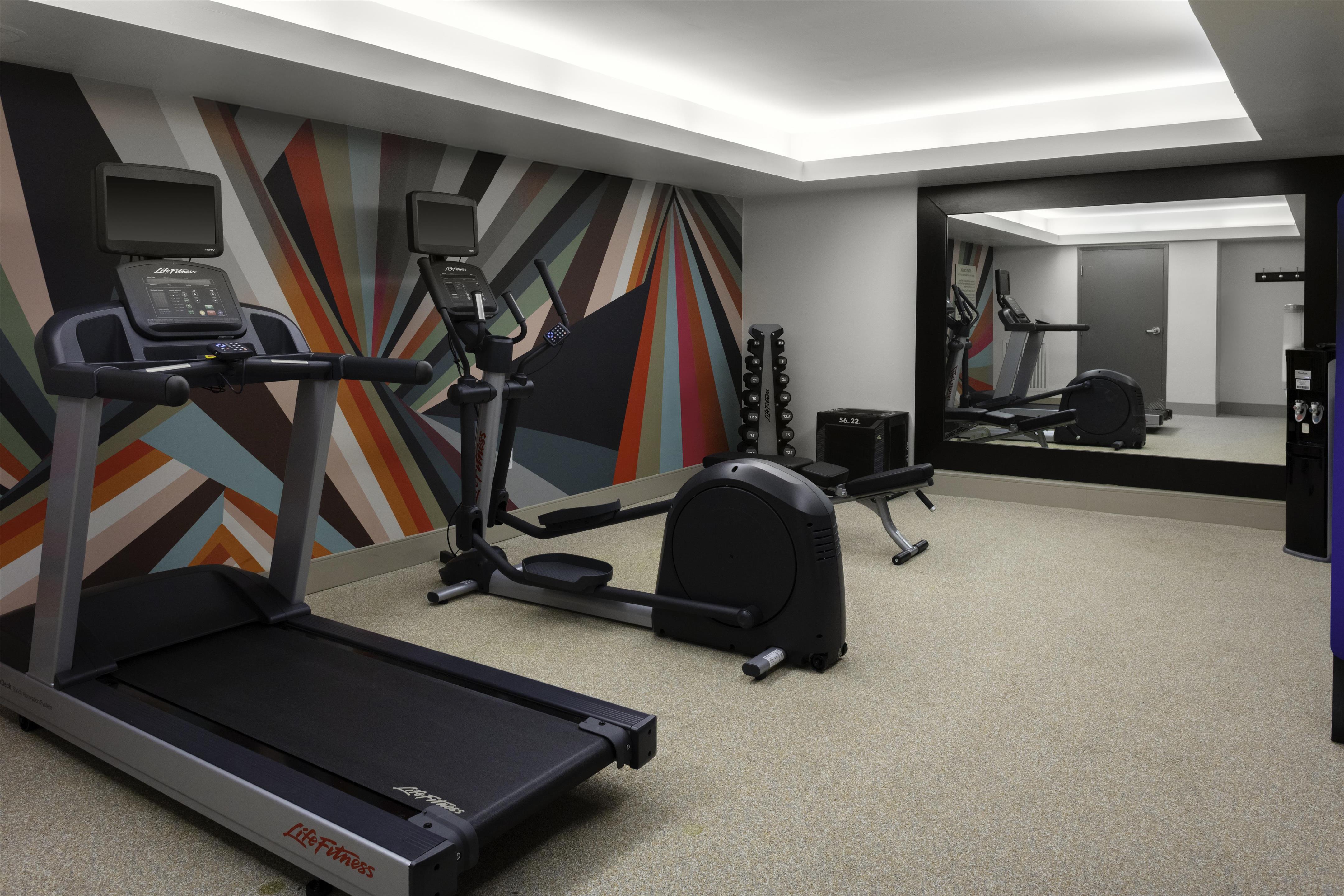 Health club fitness center gym | Hilton Garden Inn Miami South Beach