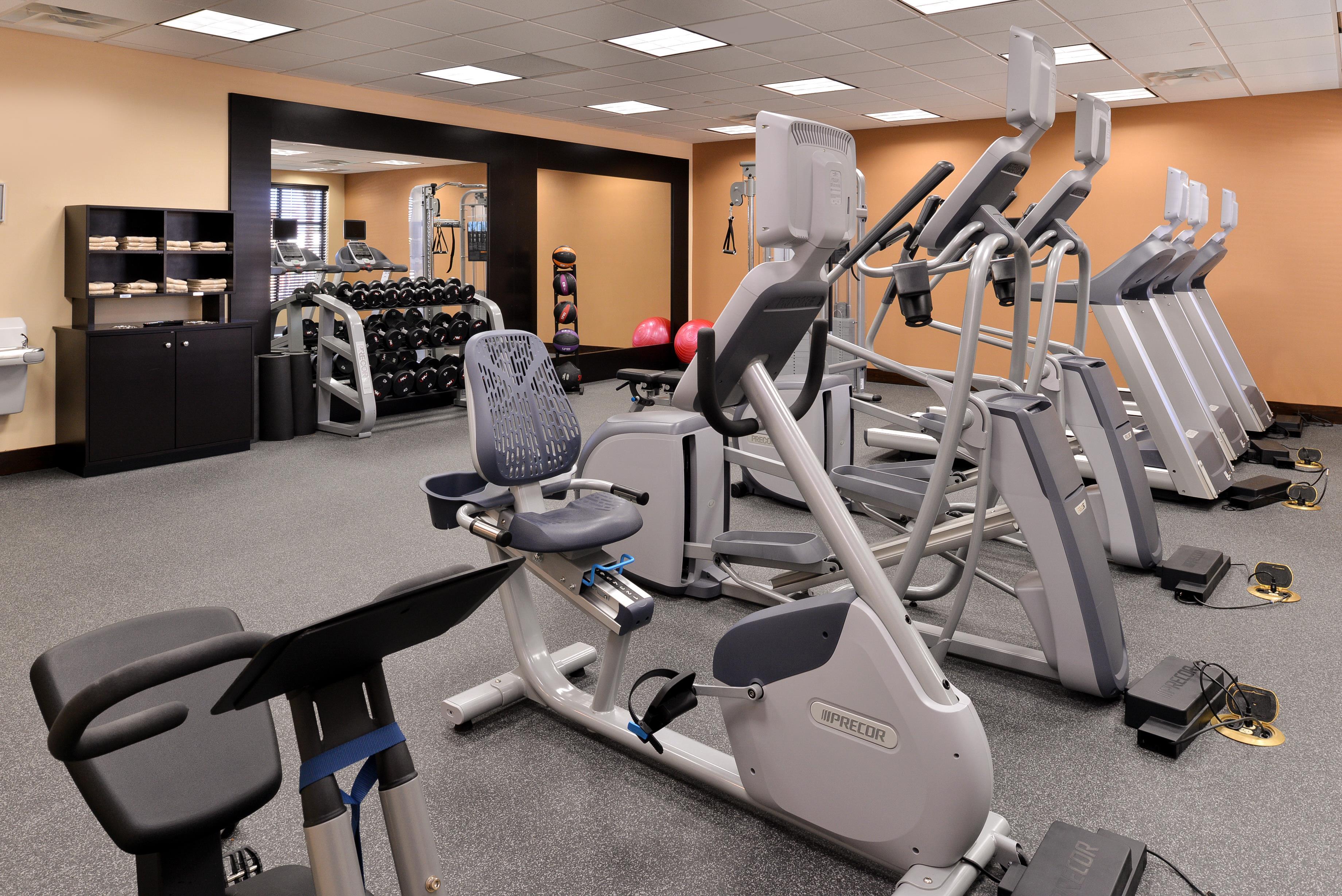 Health club fitness center gym | Homewood Suites Houma, La
