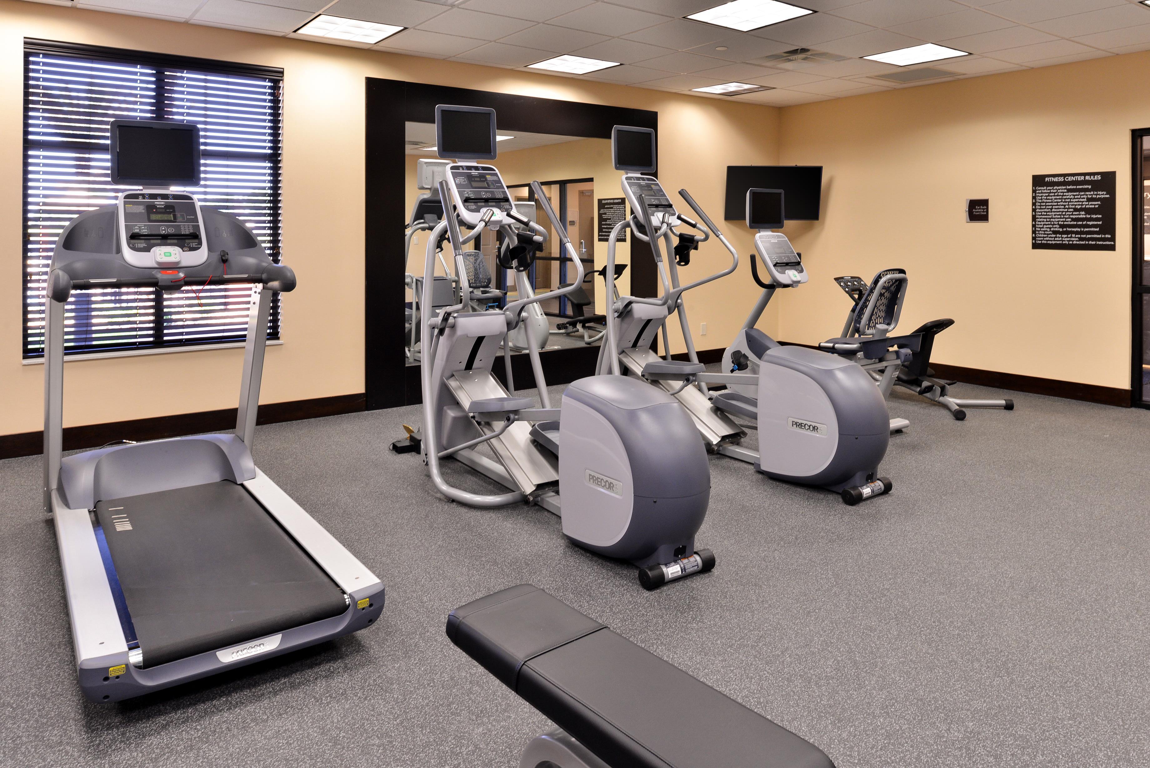 Health club fitness center gym | Homewood Suites Houma, La