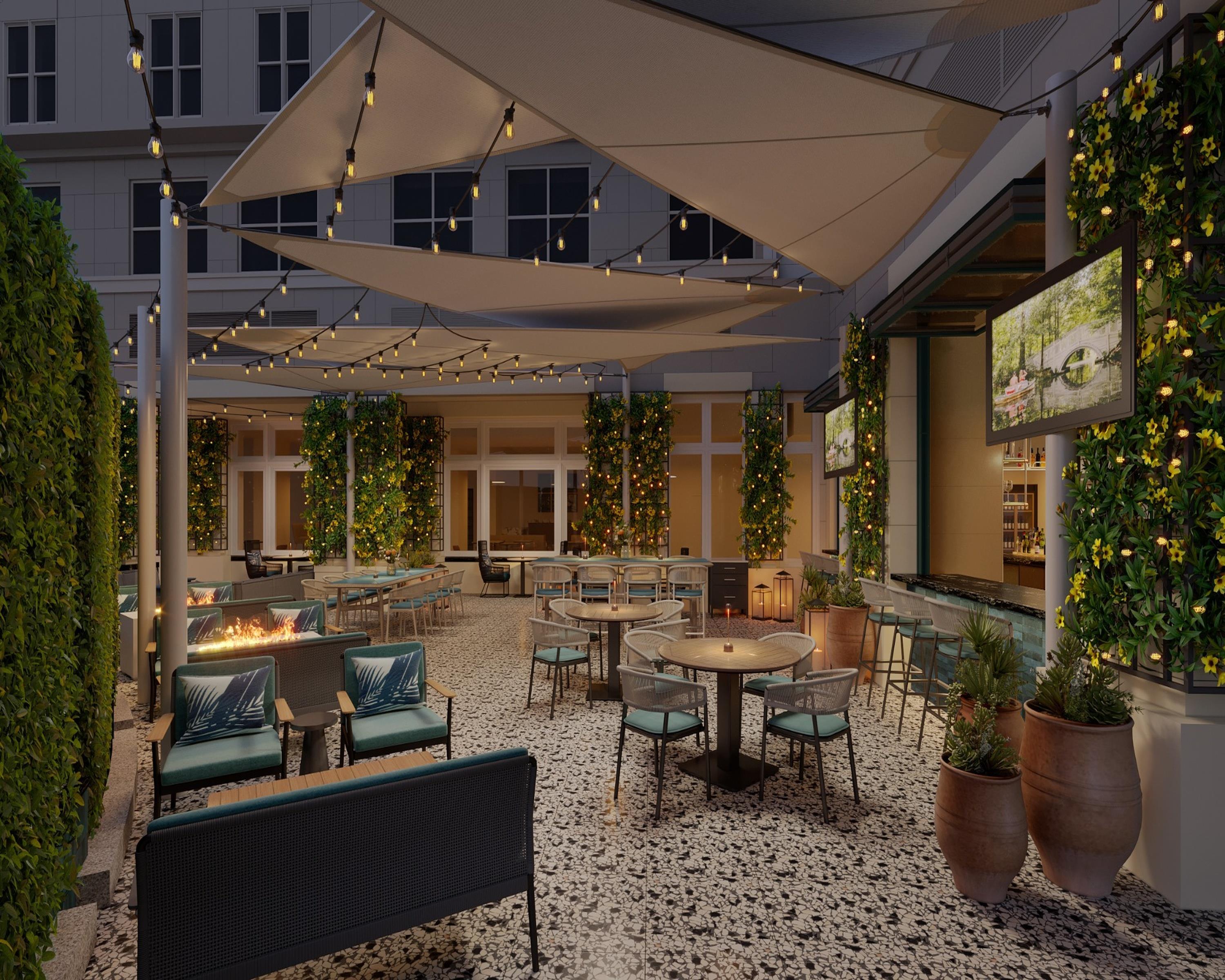 Patio Terrace | Hyatt House Charleston/Historic District