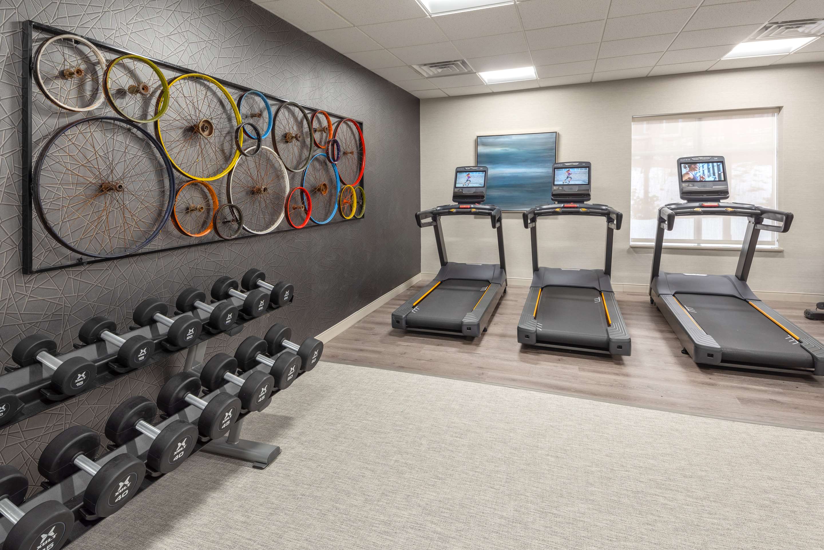 Health club fitness center gym | Homewood Suites by Hilton Gateway Hills Nashua