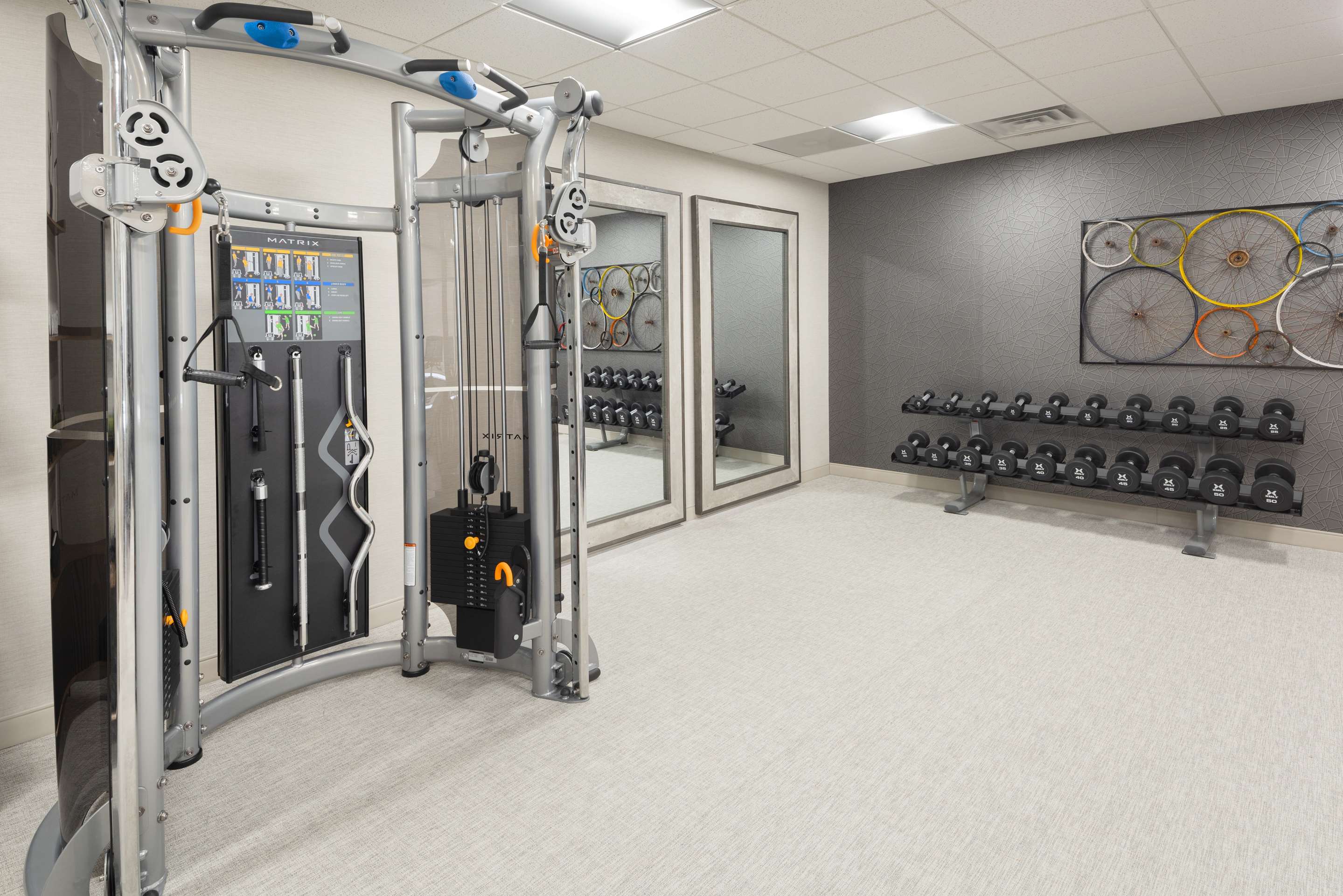 Health club fitness center gym | Homewood Suites by Hilton Gateway Hills Nashua