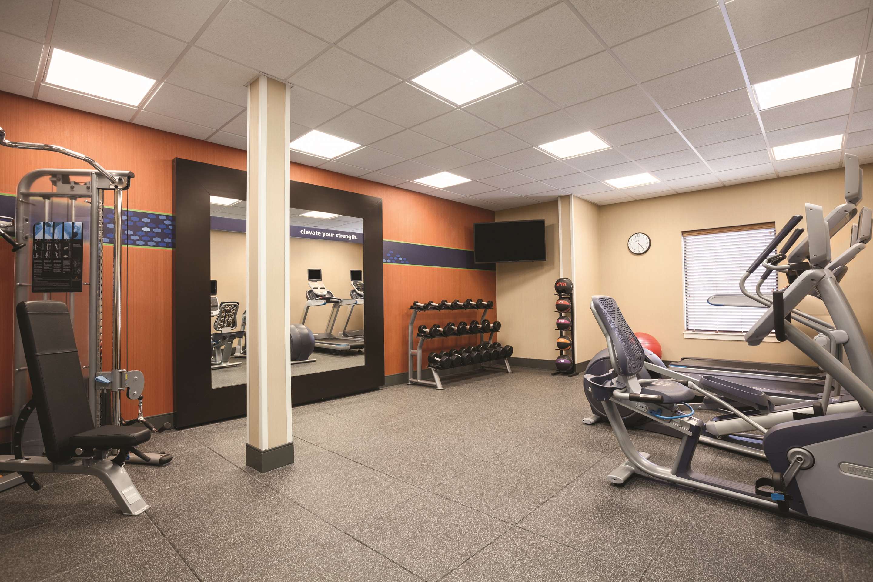 Health club fitness center gym | Hampton Inn Brigham City