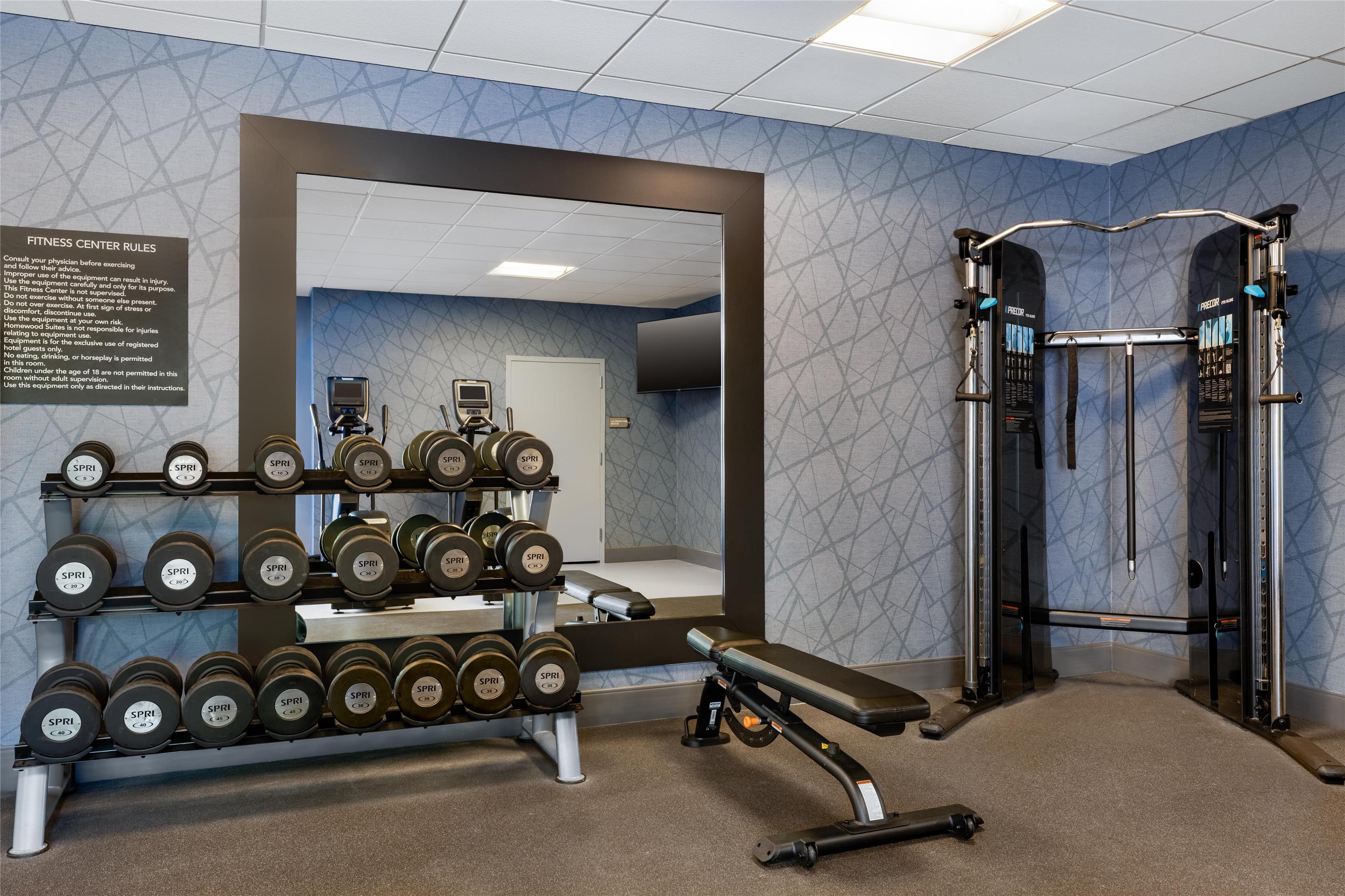 Health club fitness center gym | Homewood Suites By Hilton Ankeny