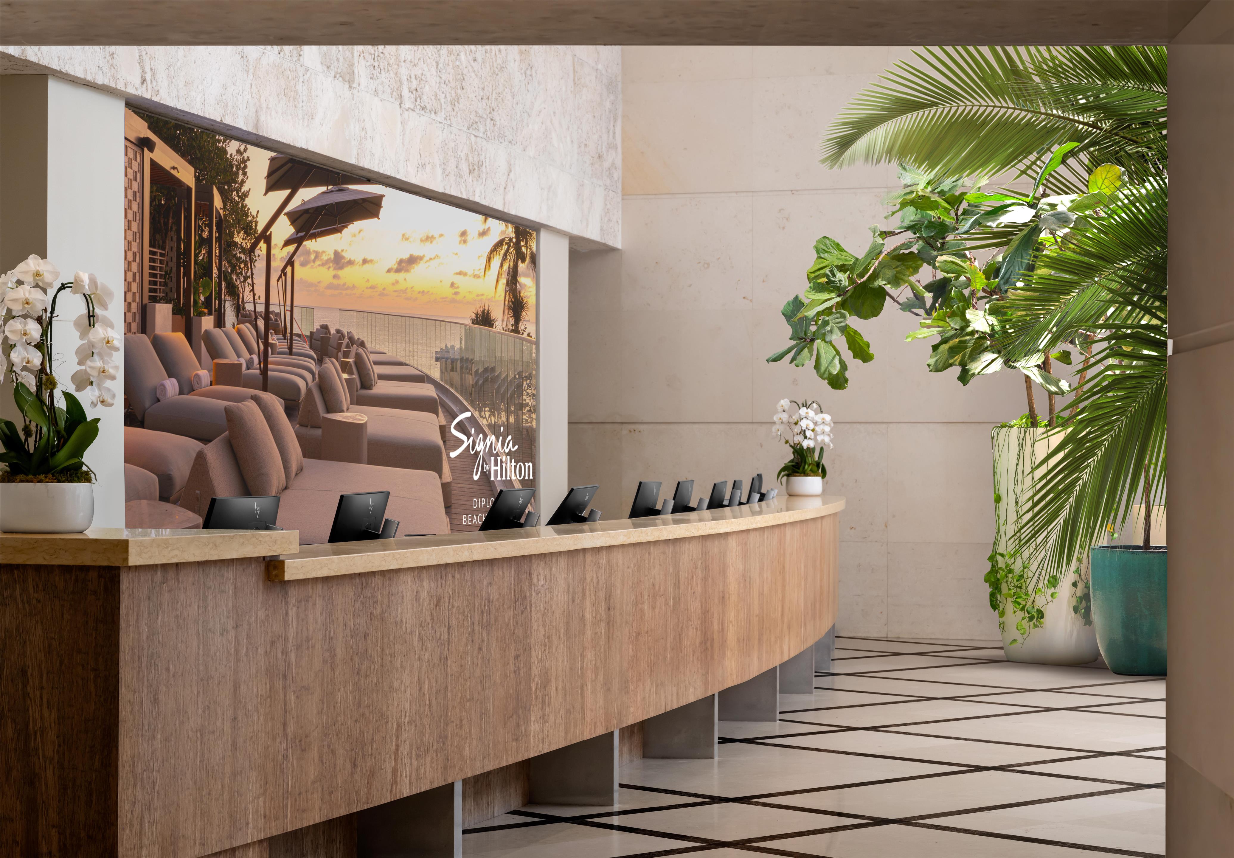 Reception | Diplomat Beach Resort Hollywood, Curio Collection by Hilton