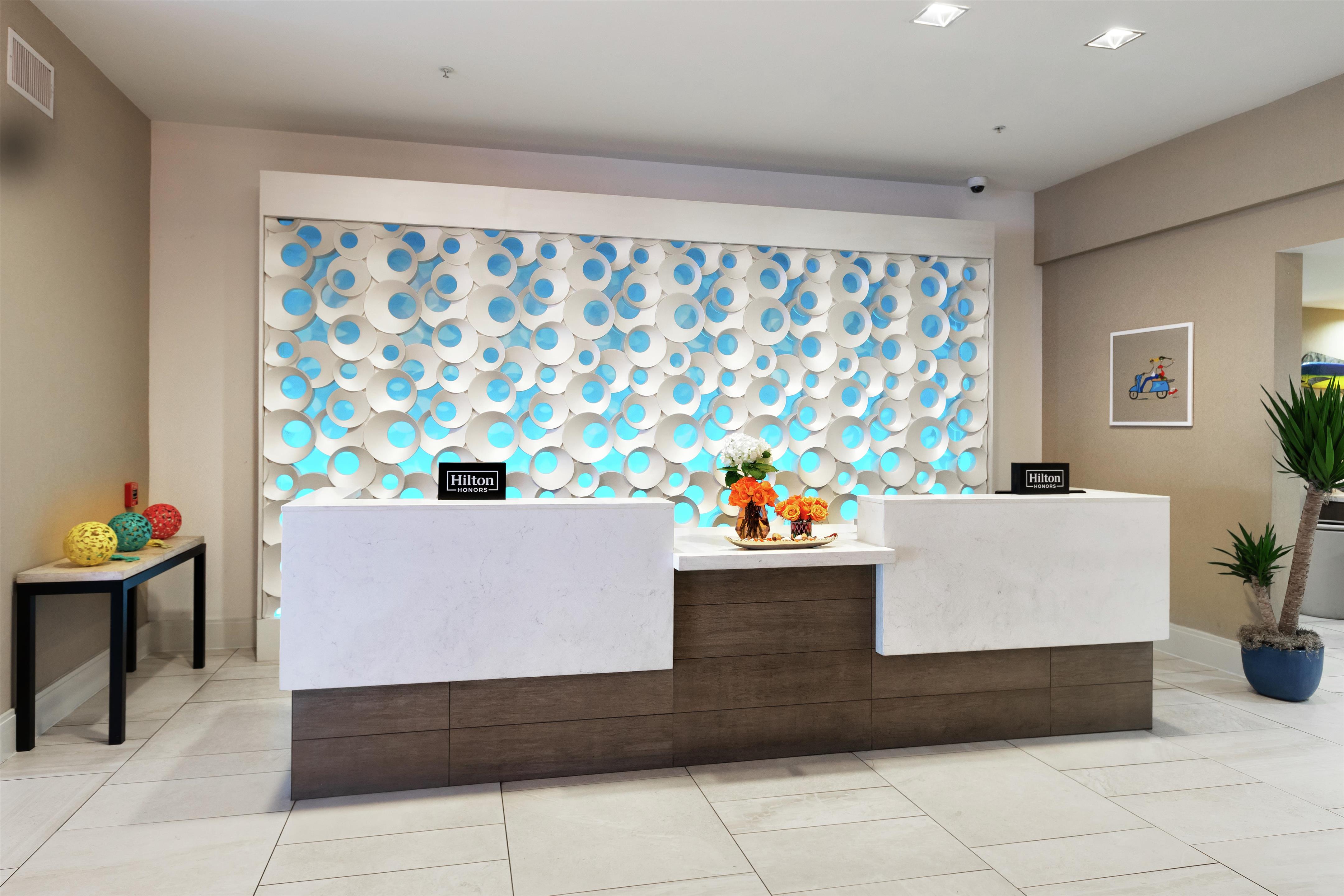 Reception | DoubleTree by Hilton Hotel Galveston Beach