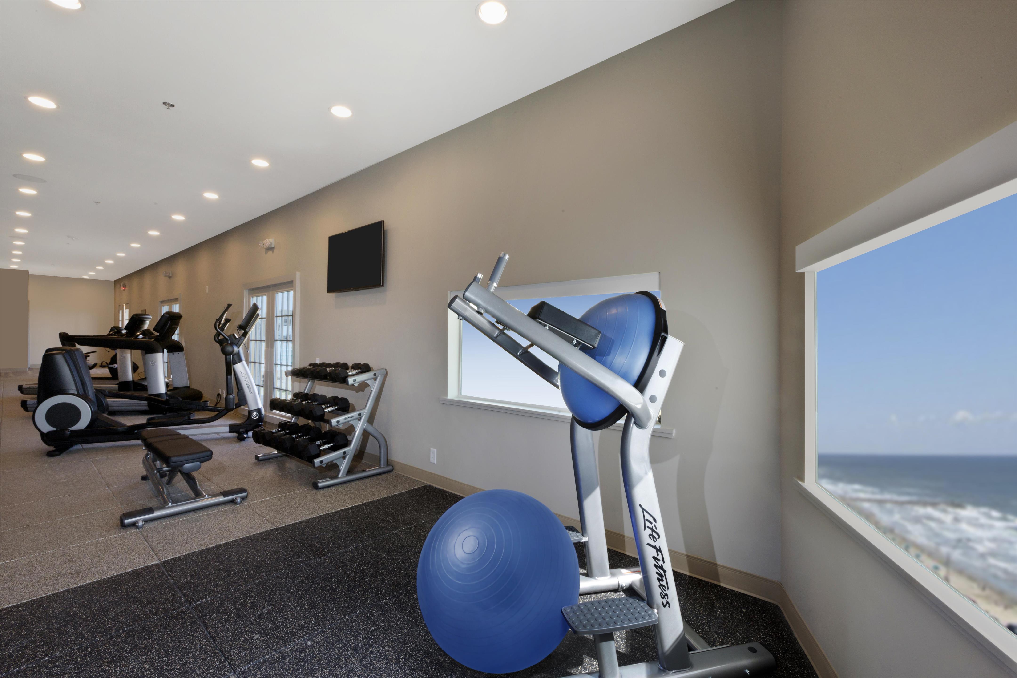 Health club fitness center gym | DoubleTree by Hilton Hotel Galveston Beach