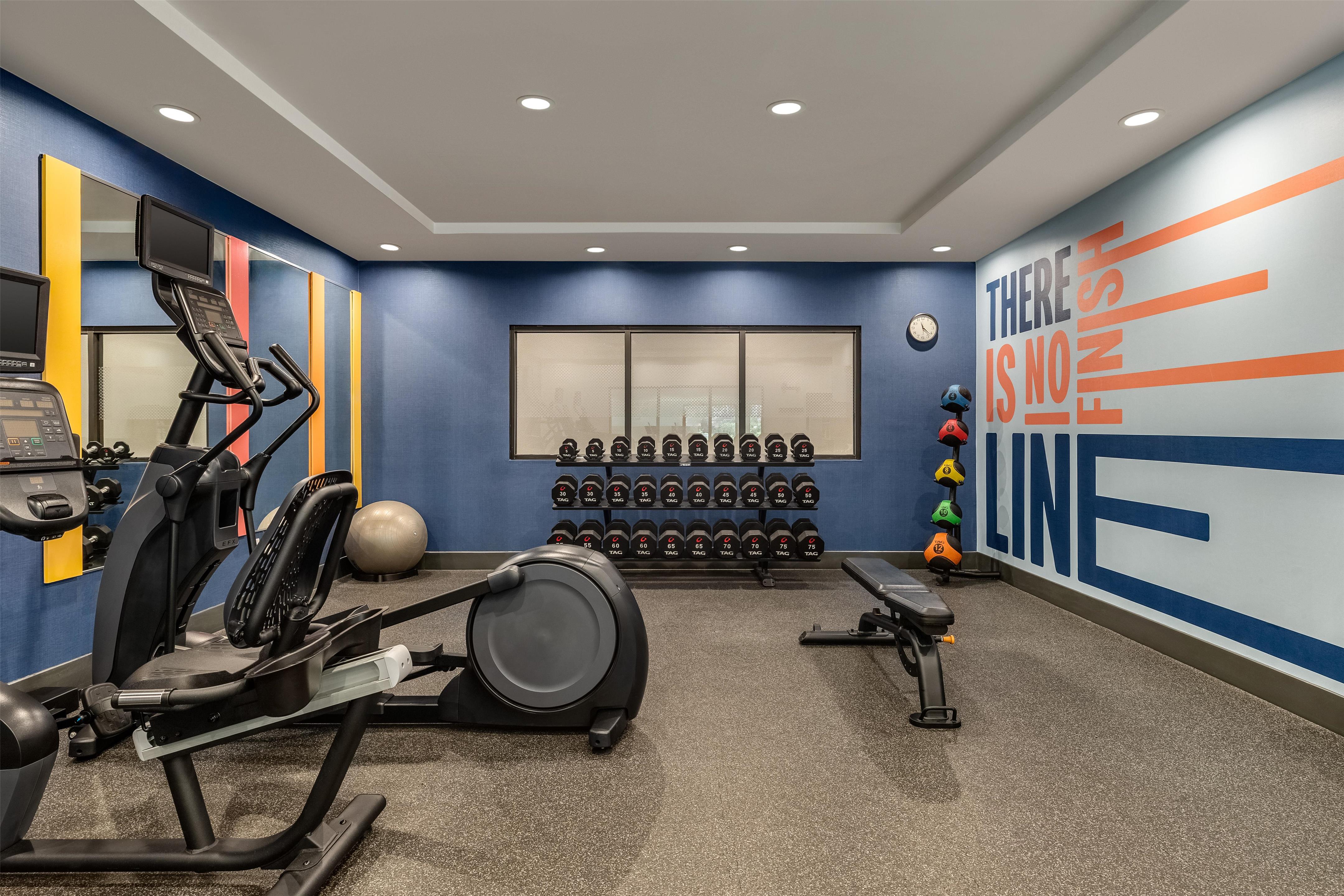 Health club fitness center gym | Hampton Inn & Suites Lavonia