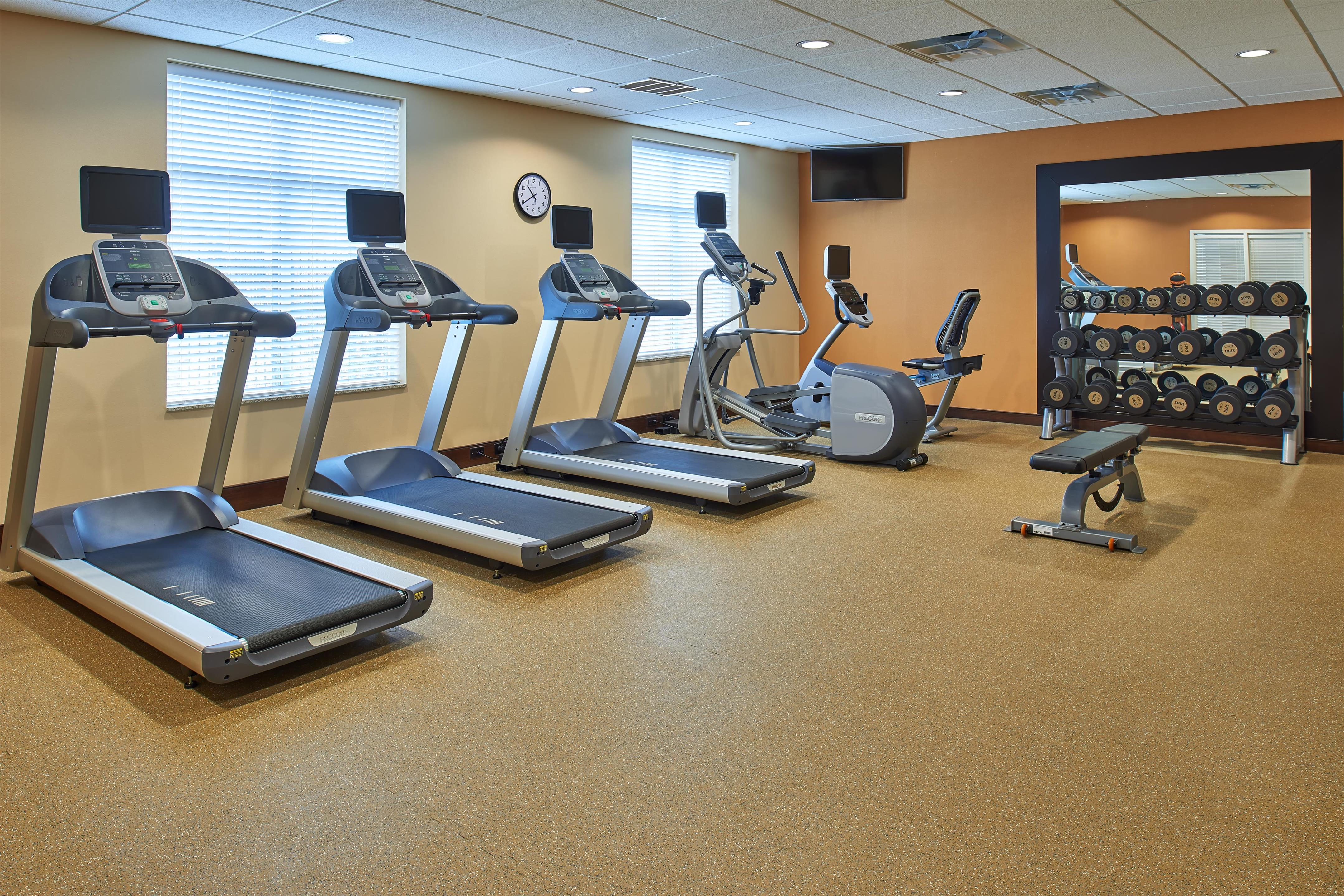 Health club fitness center gym | Homewood Suites by Hilton Odessa