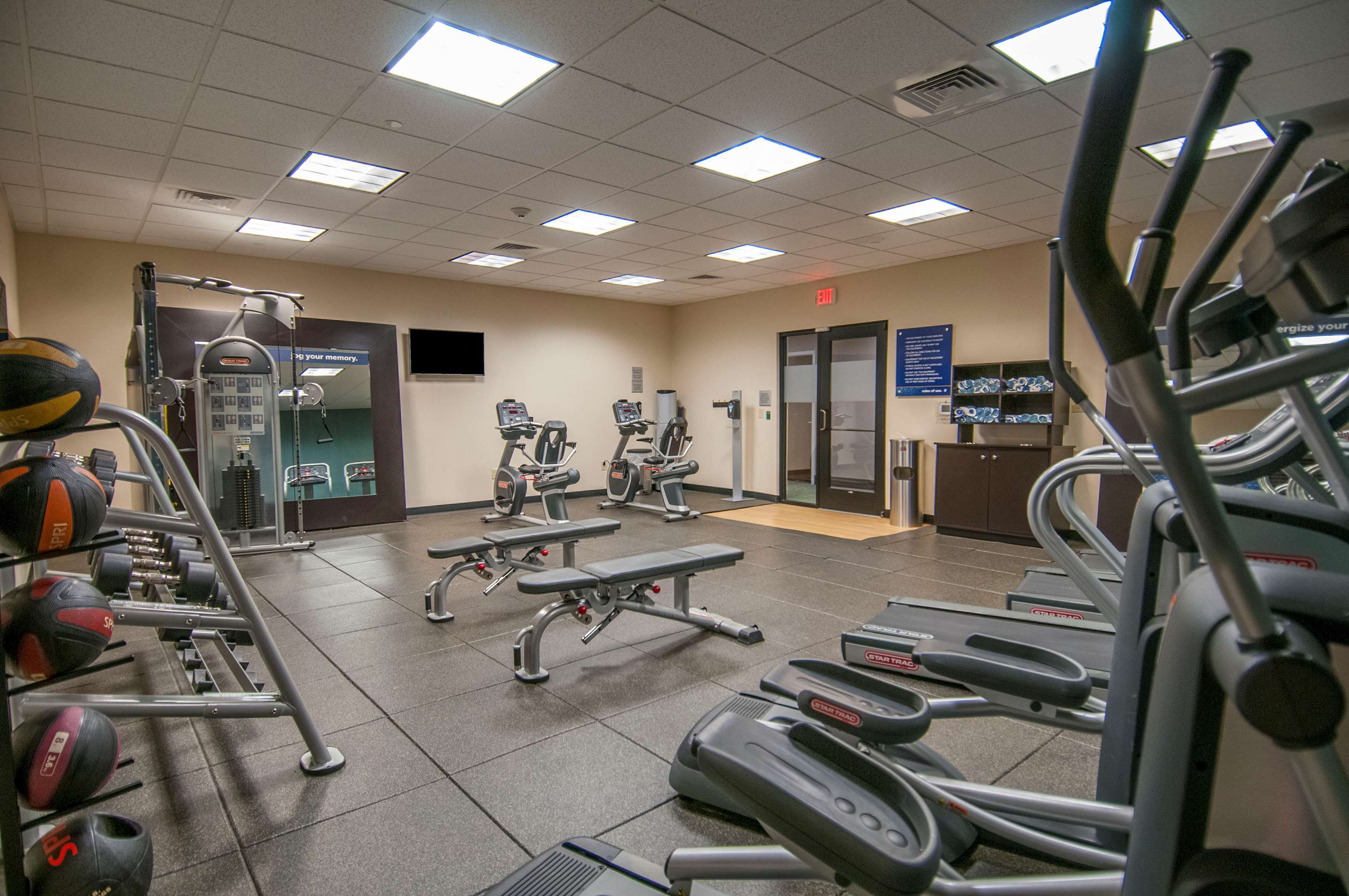 Health club fitness center gym