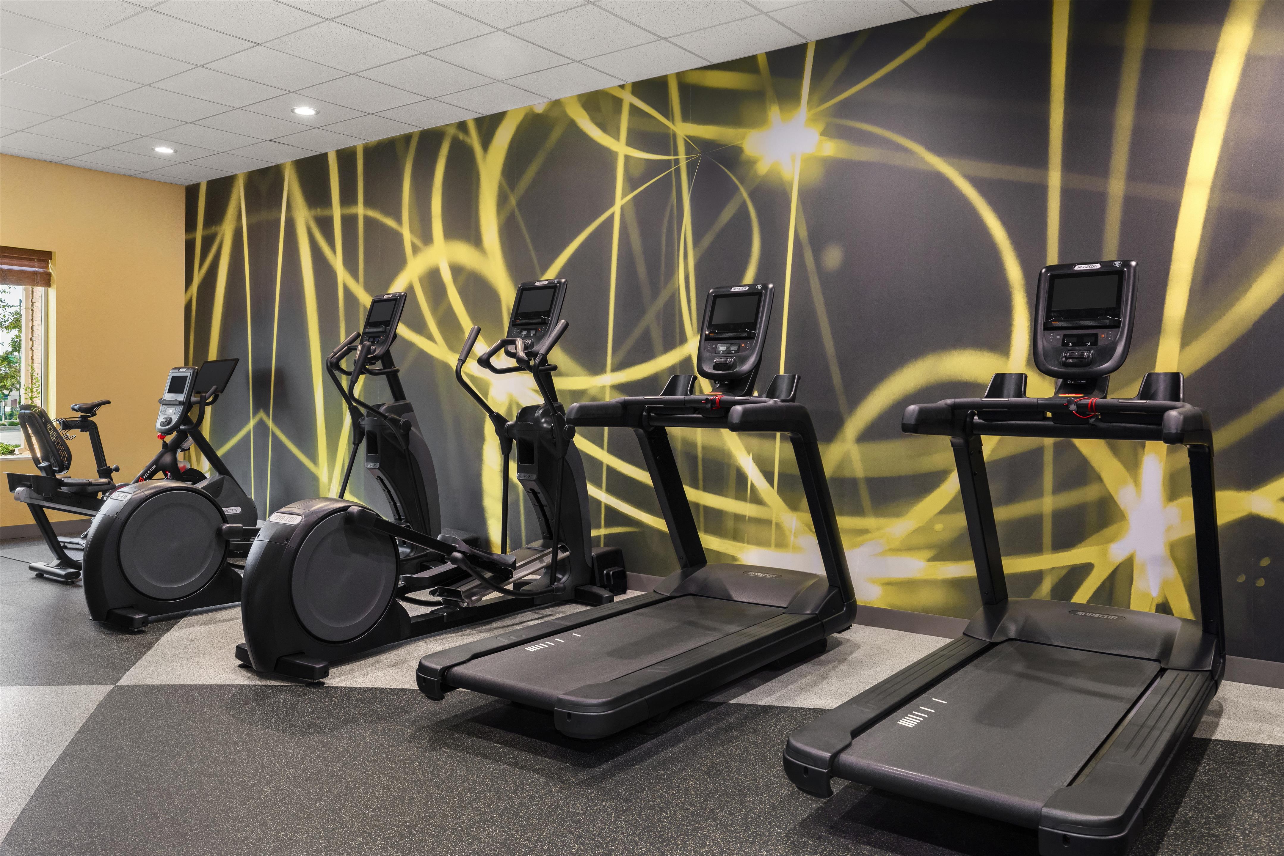Health club fitness center gym | Hilton Garden Inn Bettendorf/ Quad Cities