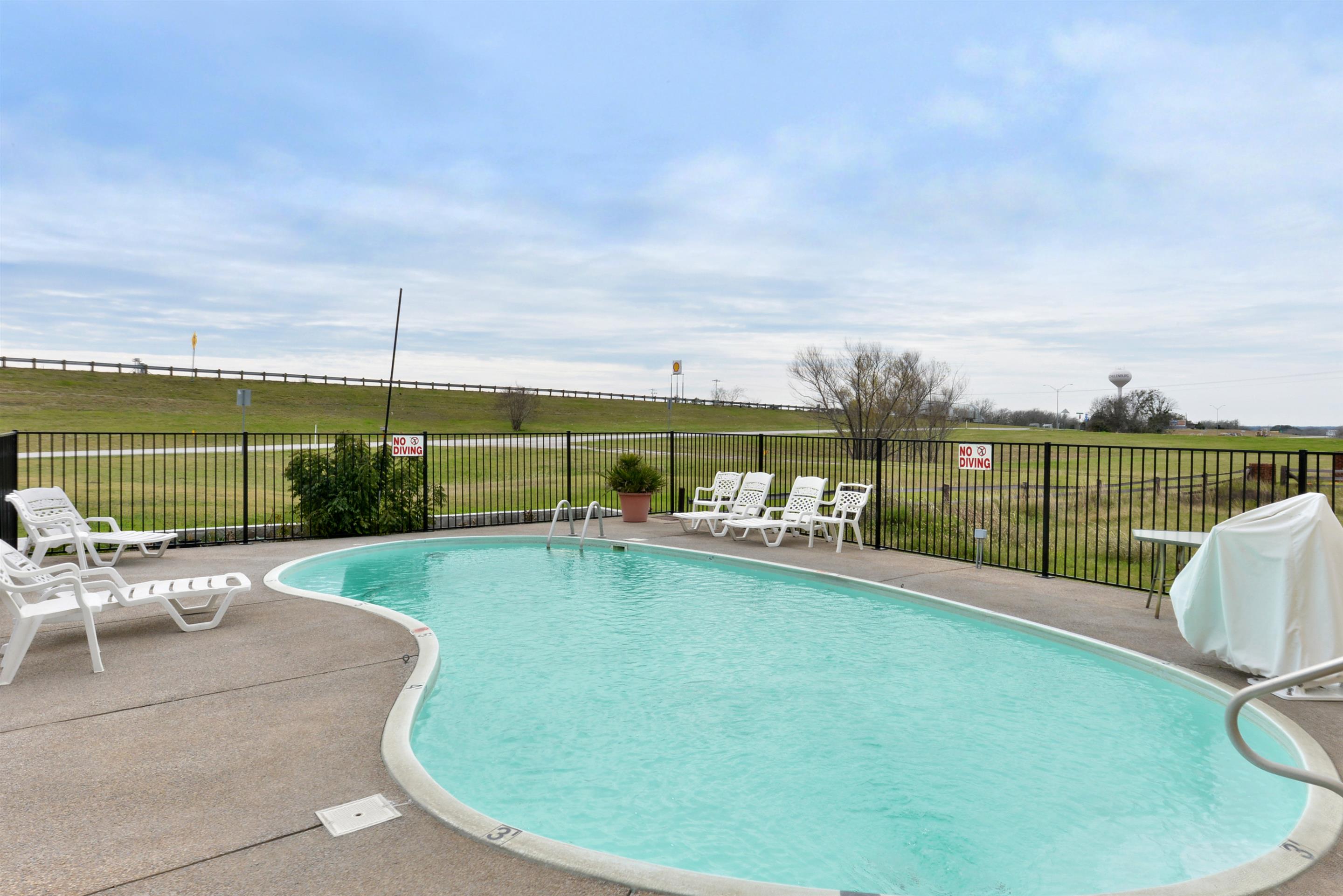 Pool view | Americas Best Value Inn Schulenburg