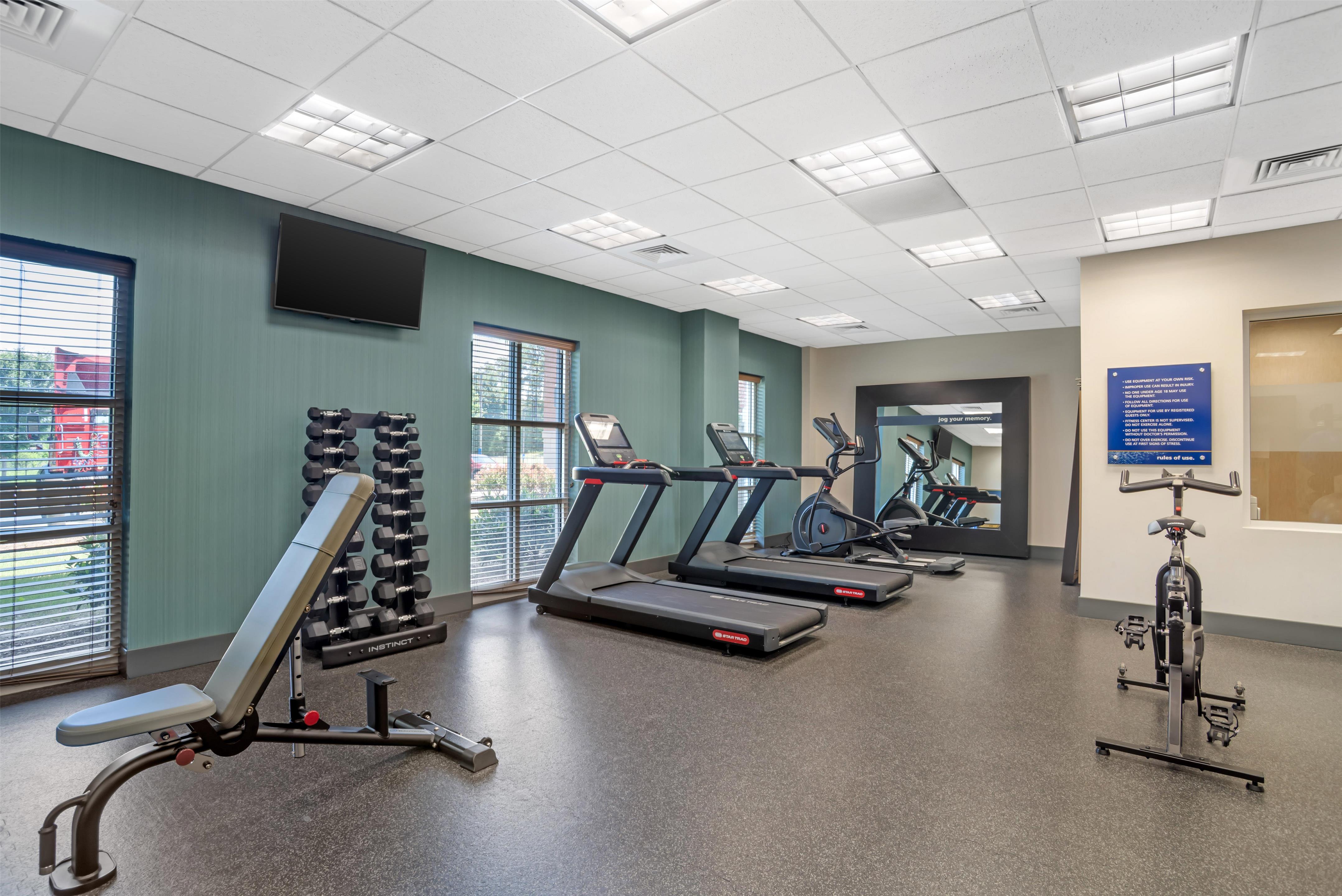 Health club fitness center gym | Hampton Inn & Suites Fort Mill