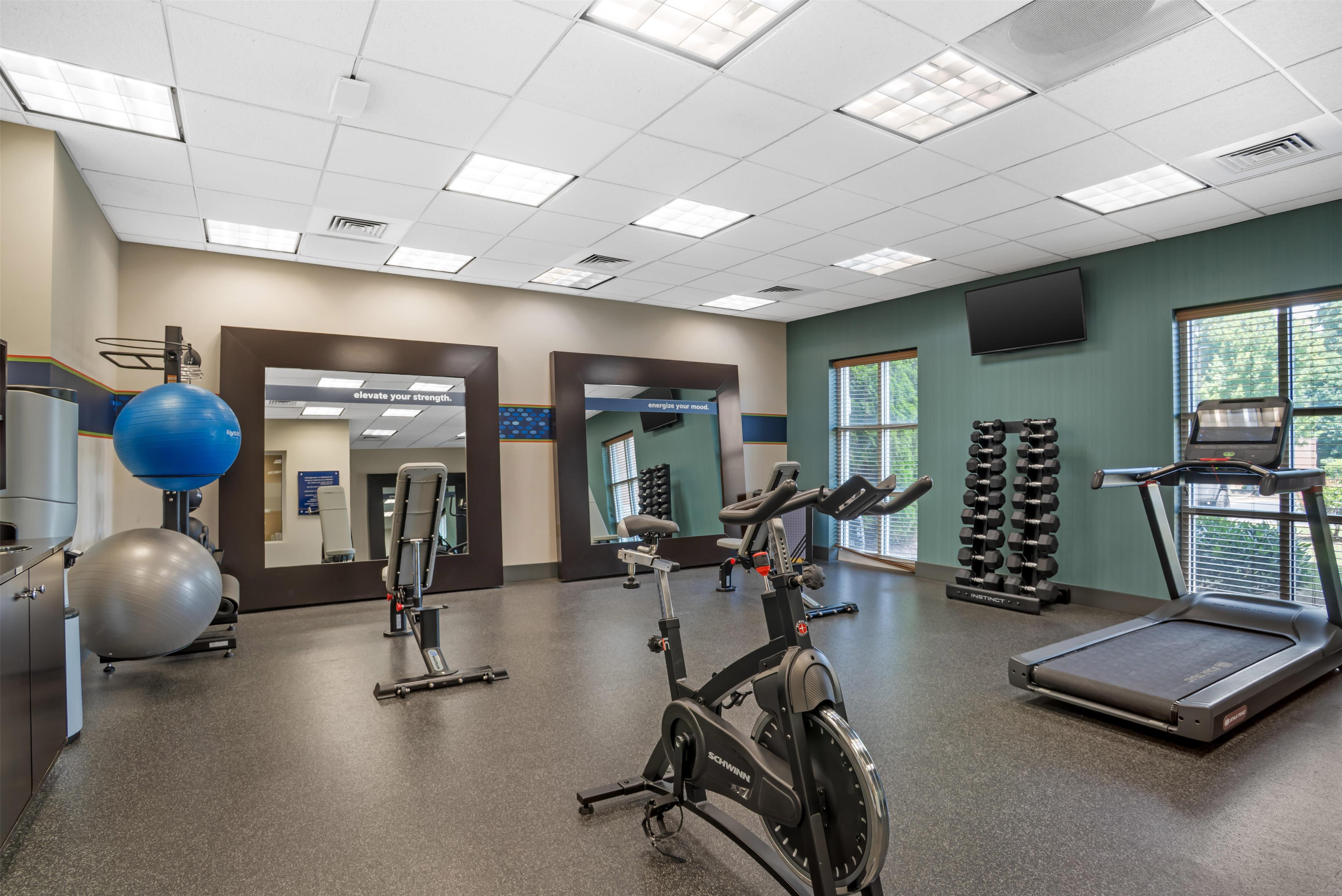 Health club fitness center gym | Hampton Inn & Suites Fort Mill