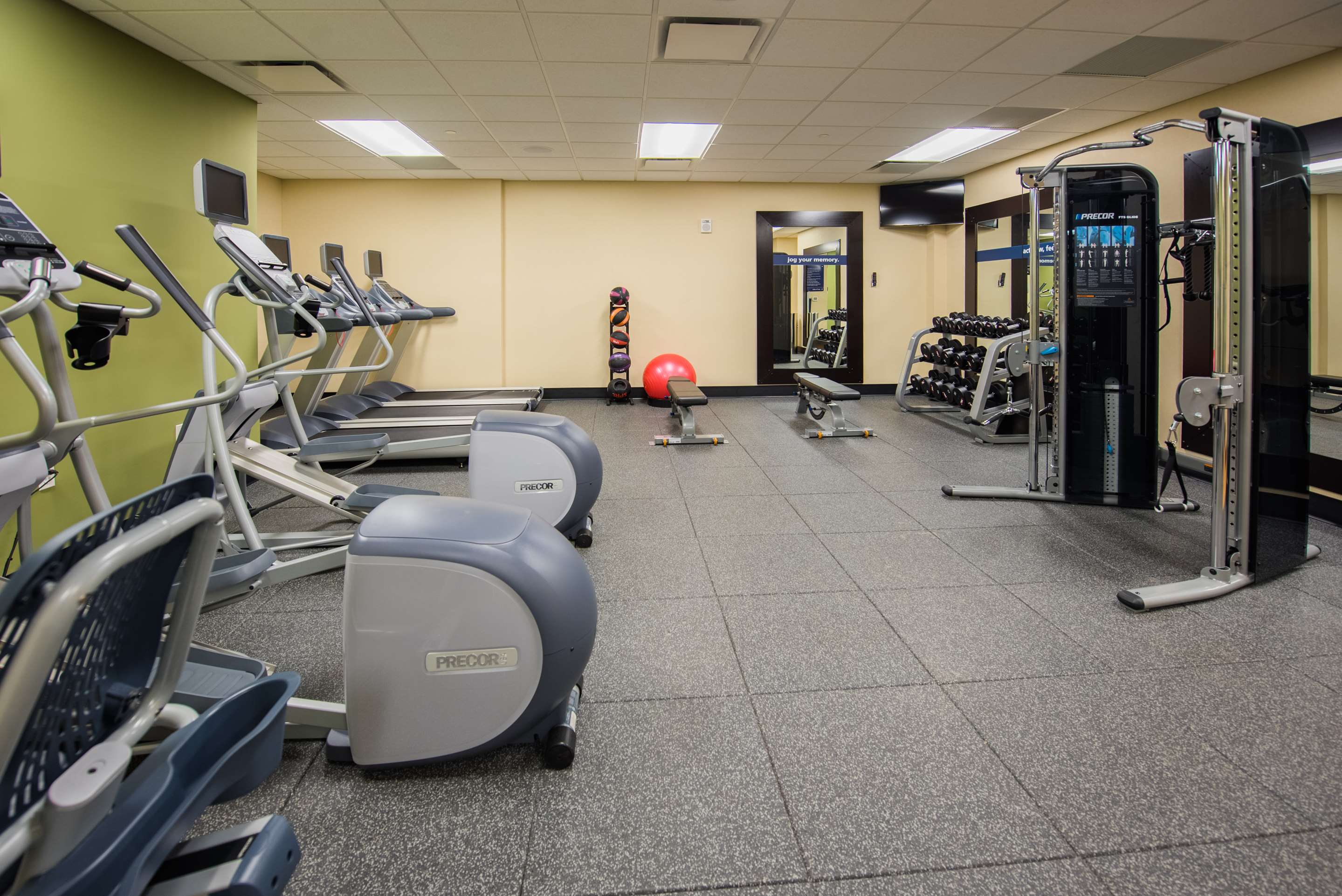 Health club fitness center gym | Hampton Inn & Suites Washington DC - Navy Yard