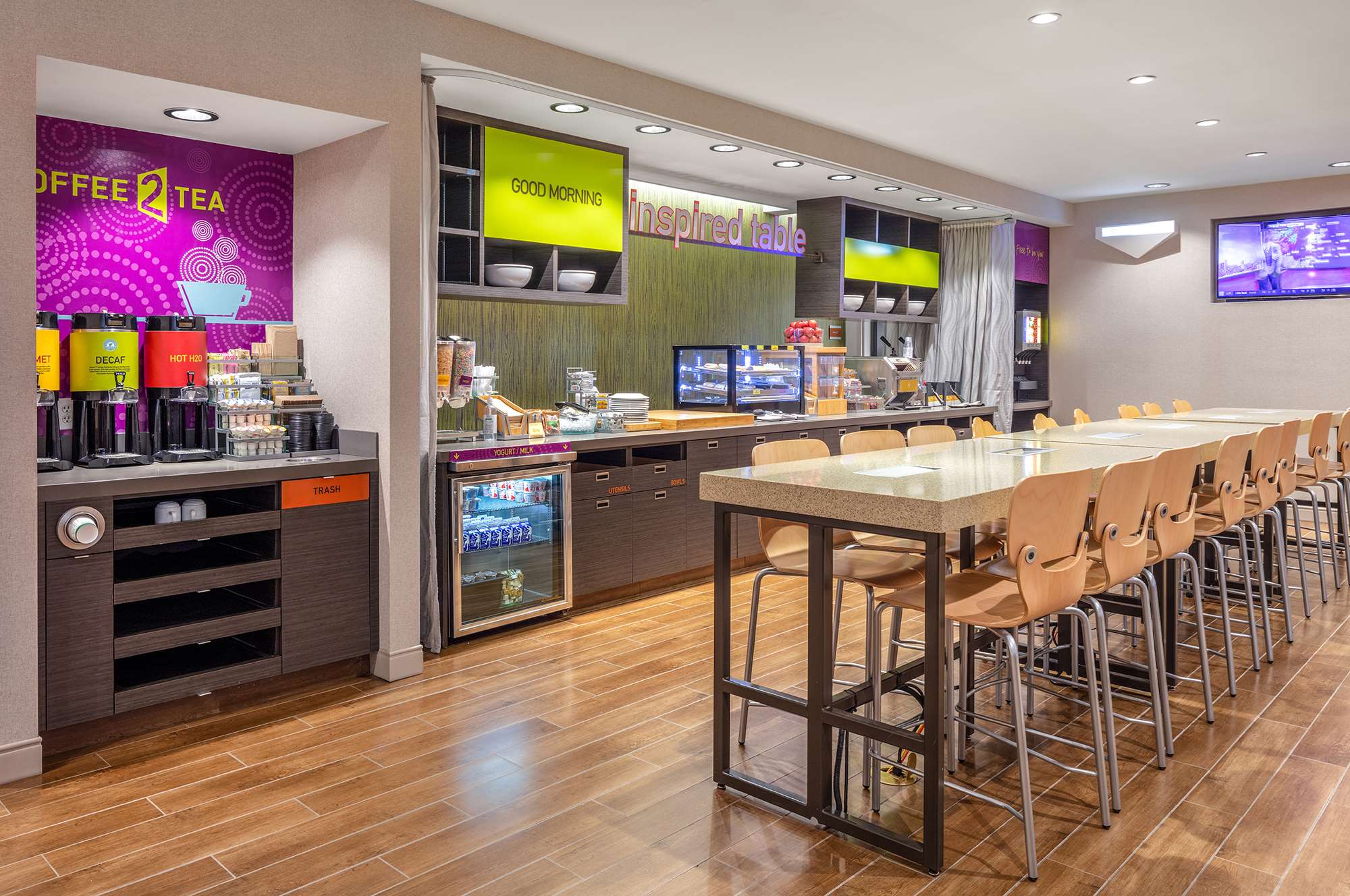 Breakfast Area | Home2 Suites by Hilton Little Rock West