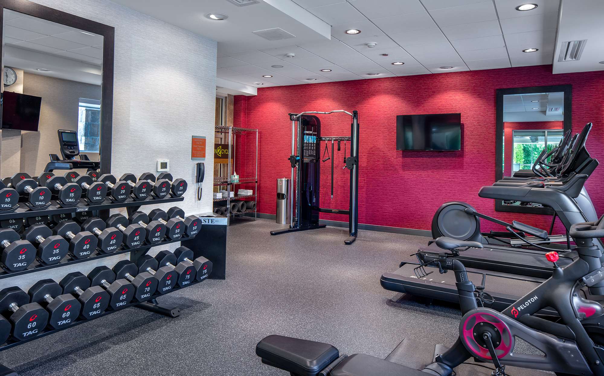 Health club fitness center gym | Home2 Suites by Hilton Little Rock West
