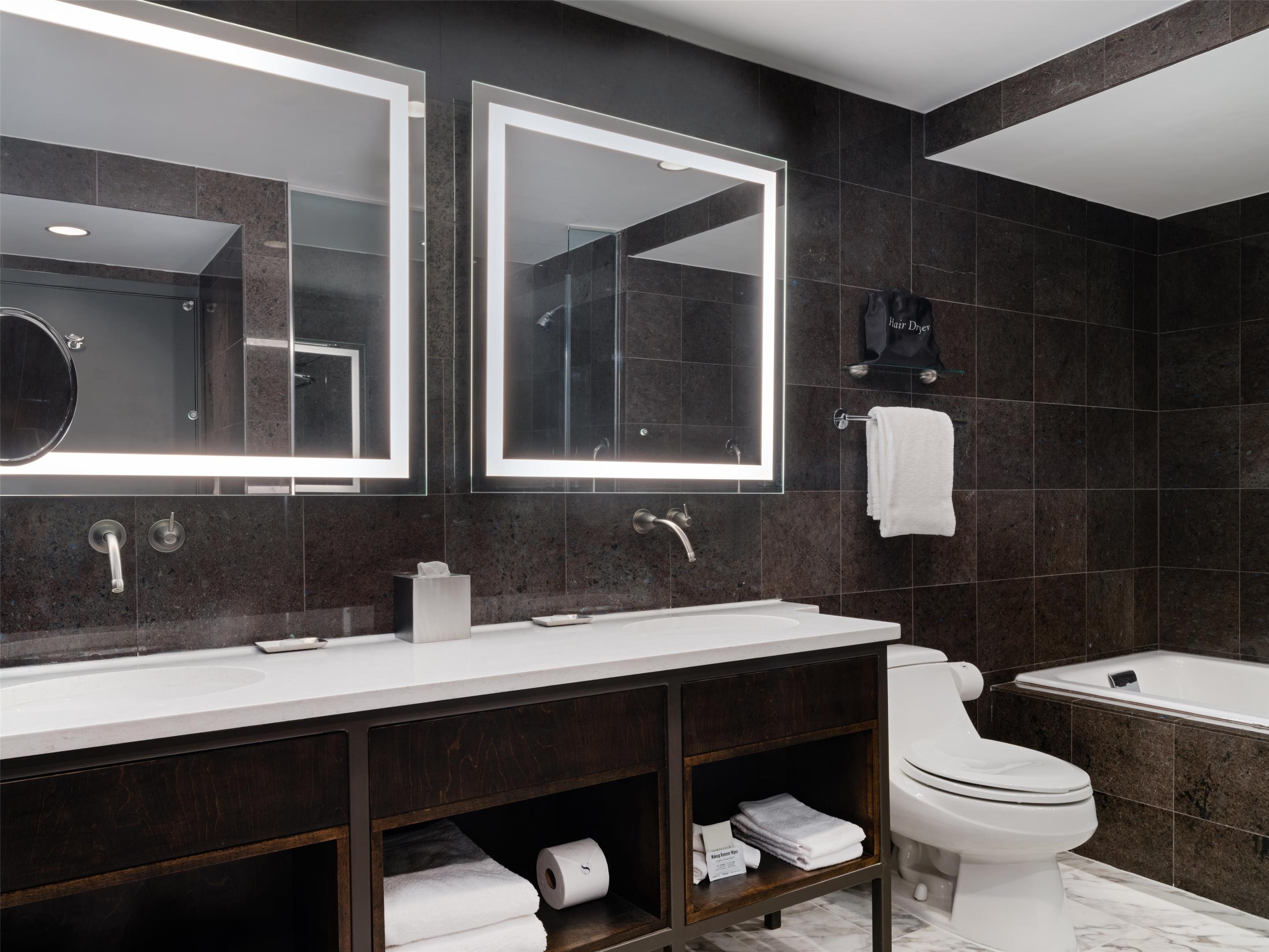 Guest room bath