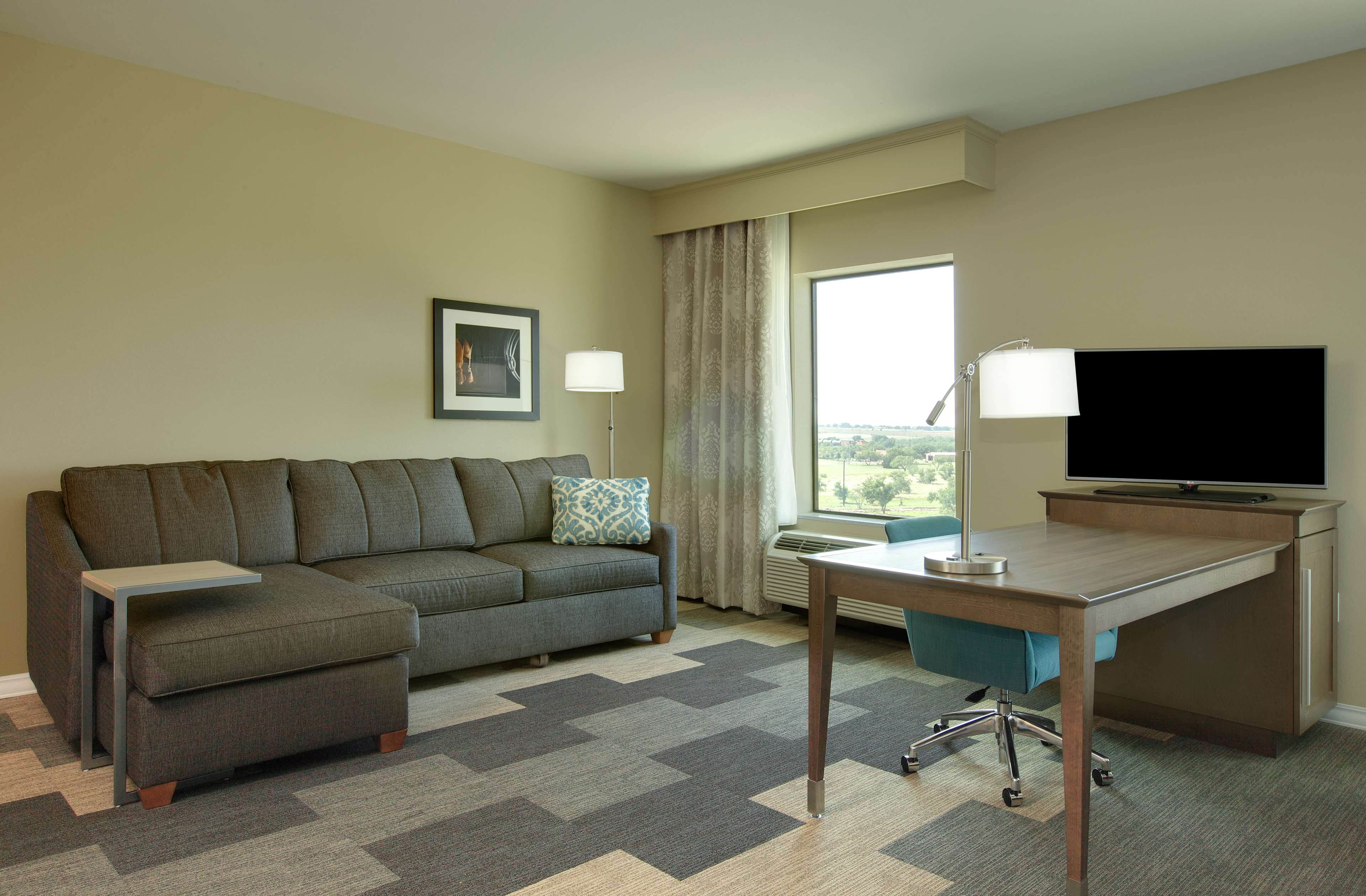 Hampton Inn by Hilton Snyder TX Room Type - 1KN STDO MIC FRIDG WTBR NS