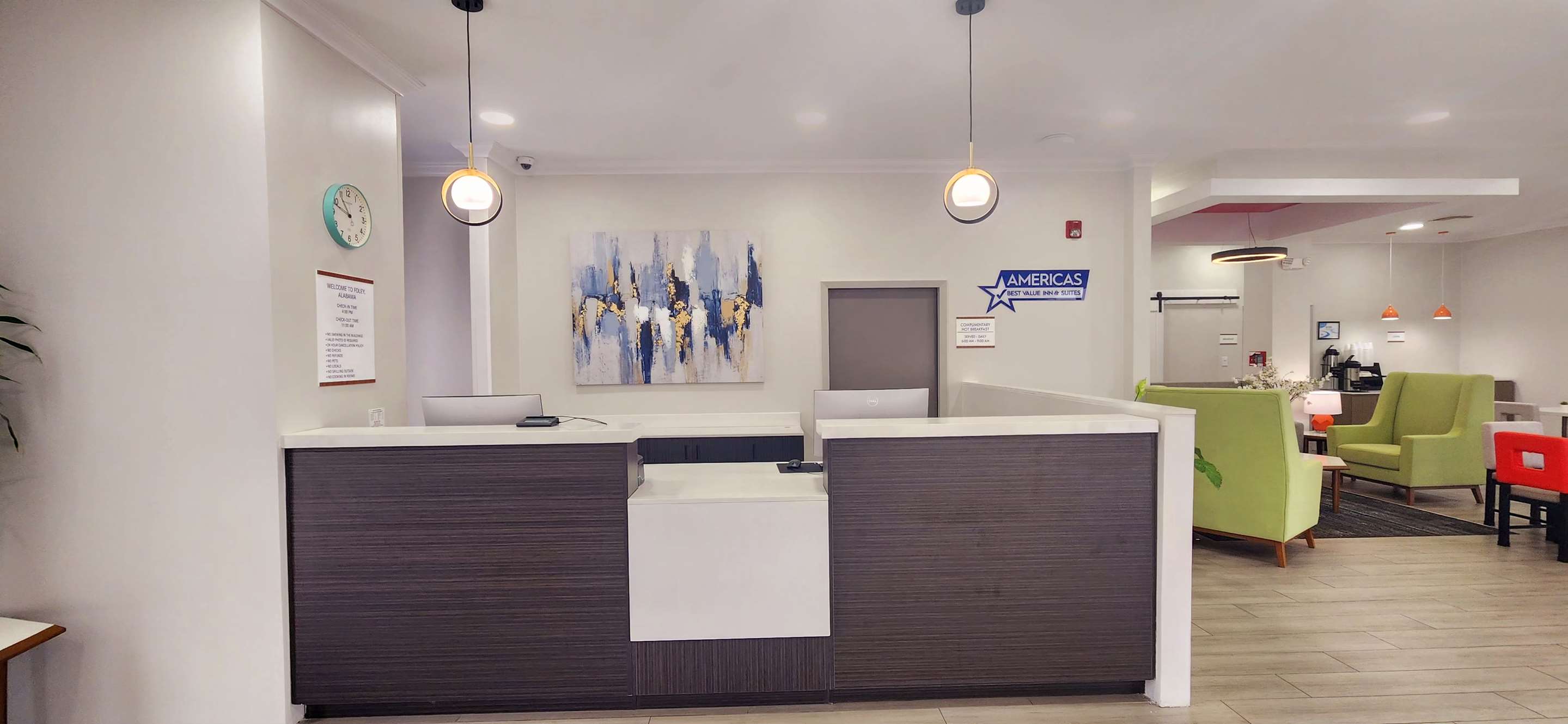 ABVI Foley Gulf Shores Front Desk | Americas Best Value Inn & Suites Foley Gulf Shores