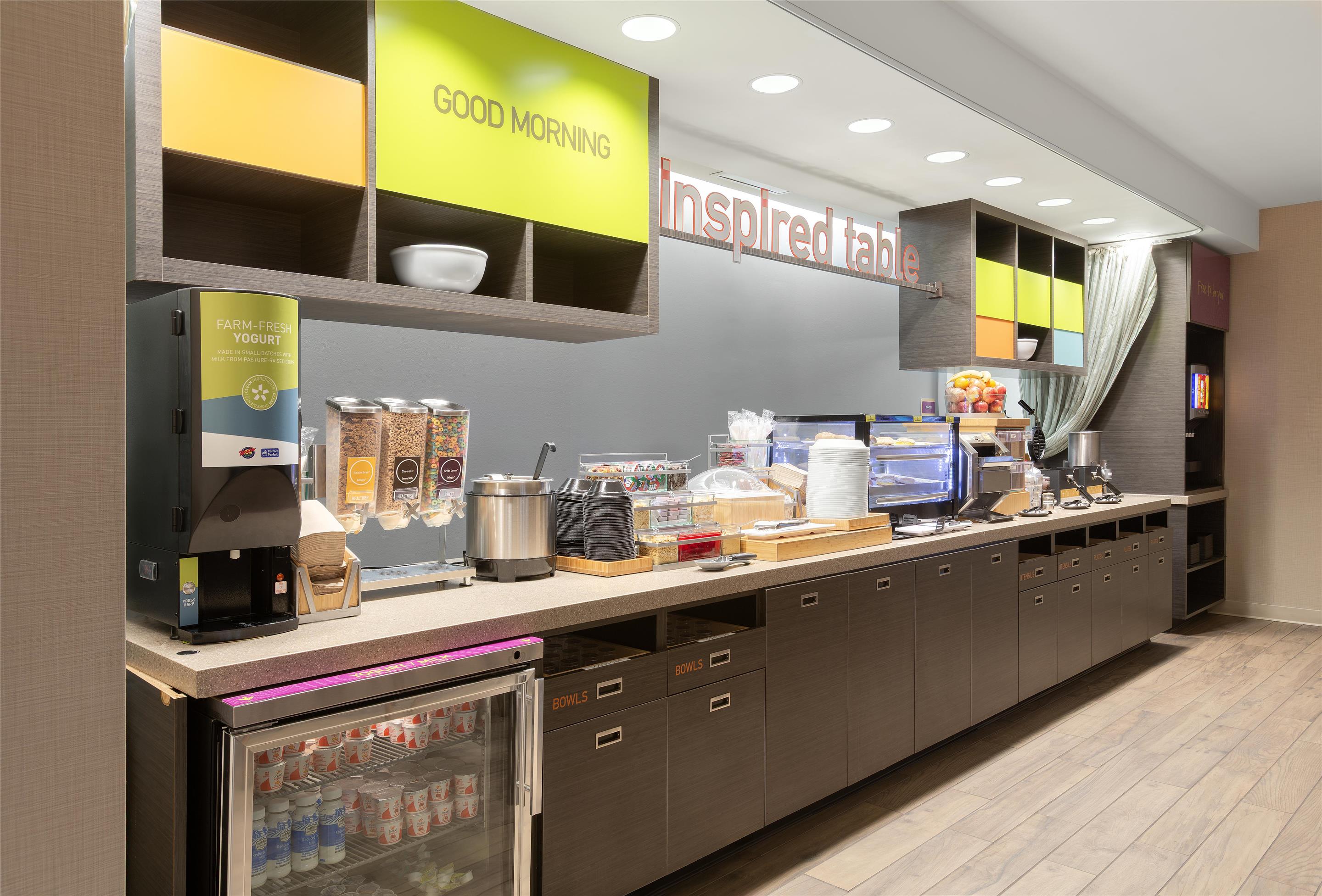 Breakfast Area | Home2 Suites by Hilton Greenville Airport