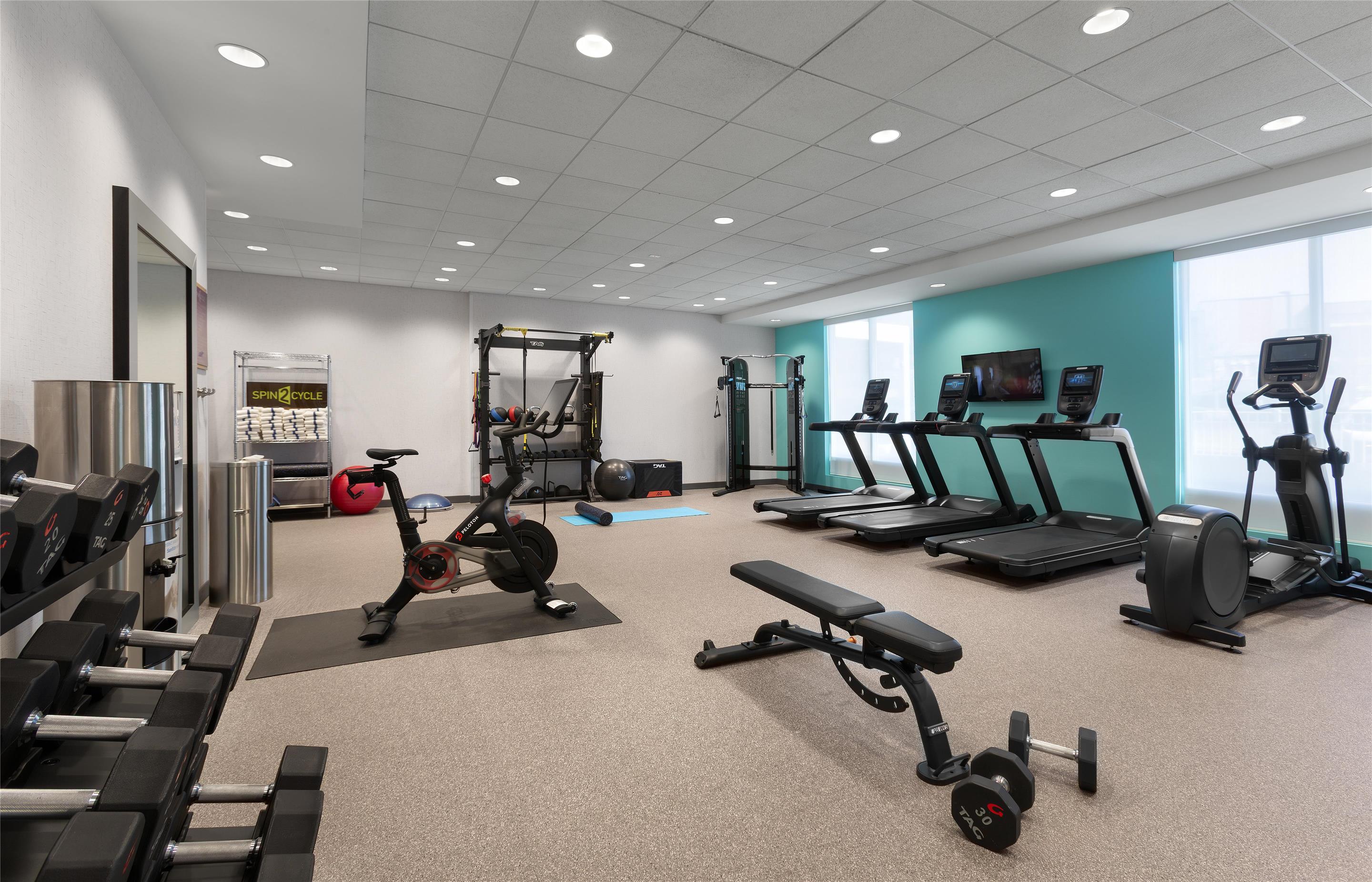 Health club fitness center gym | Home2 Suites by Hilton Greenville Airport