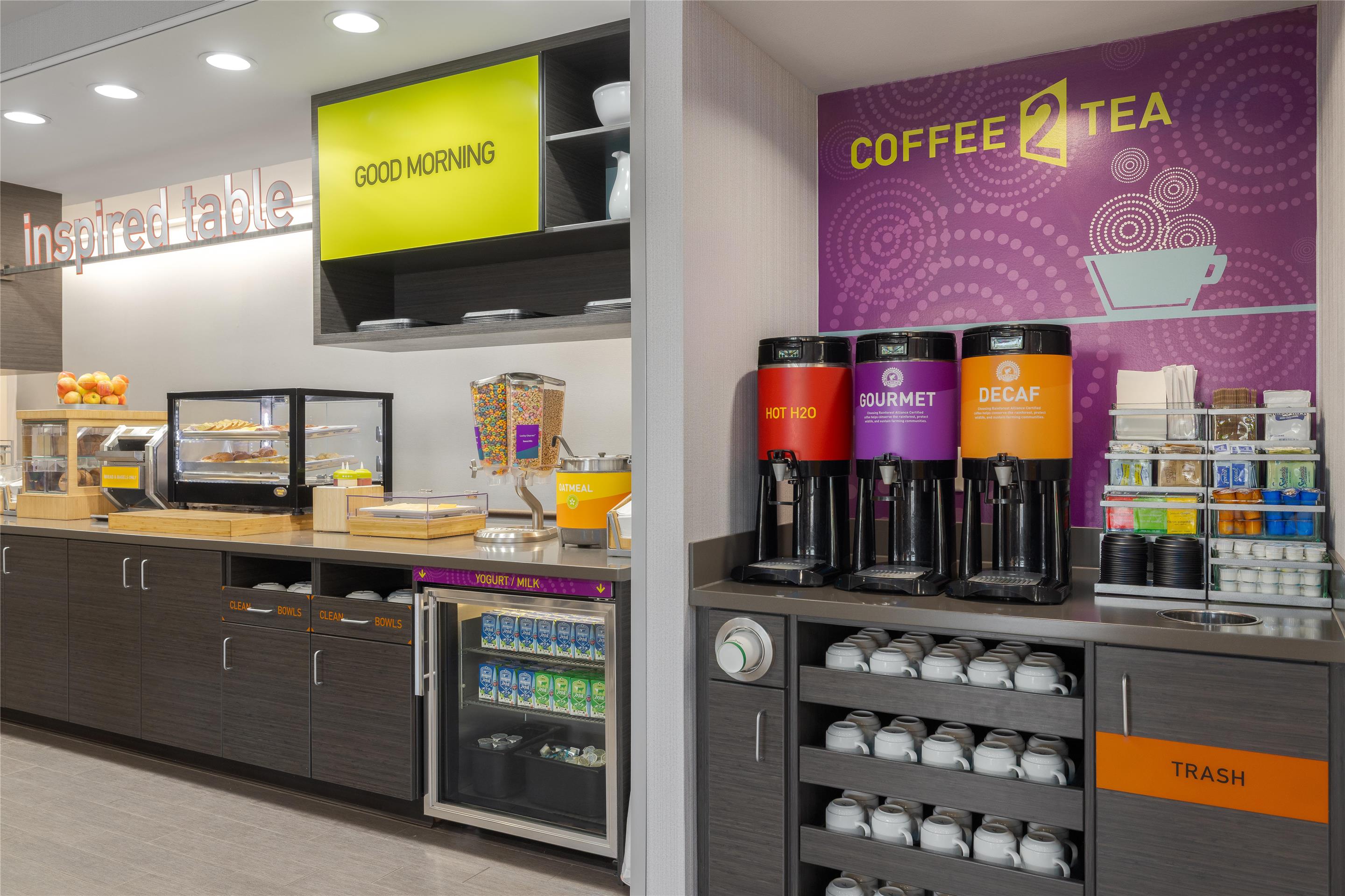 Breakfast Area | Home2 Suites by Hilton Idaho Falls