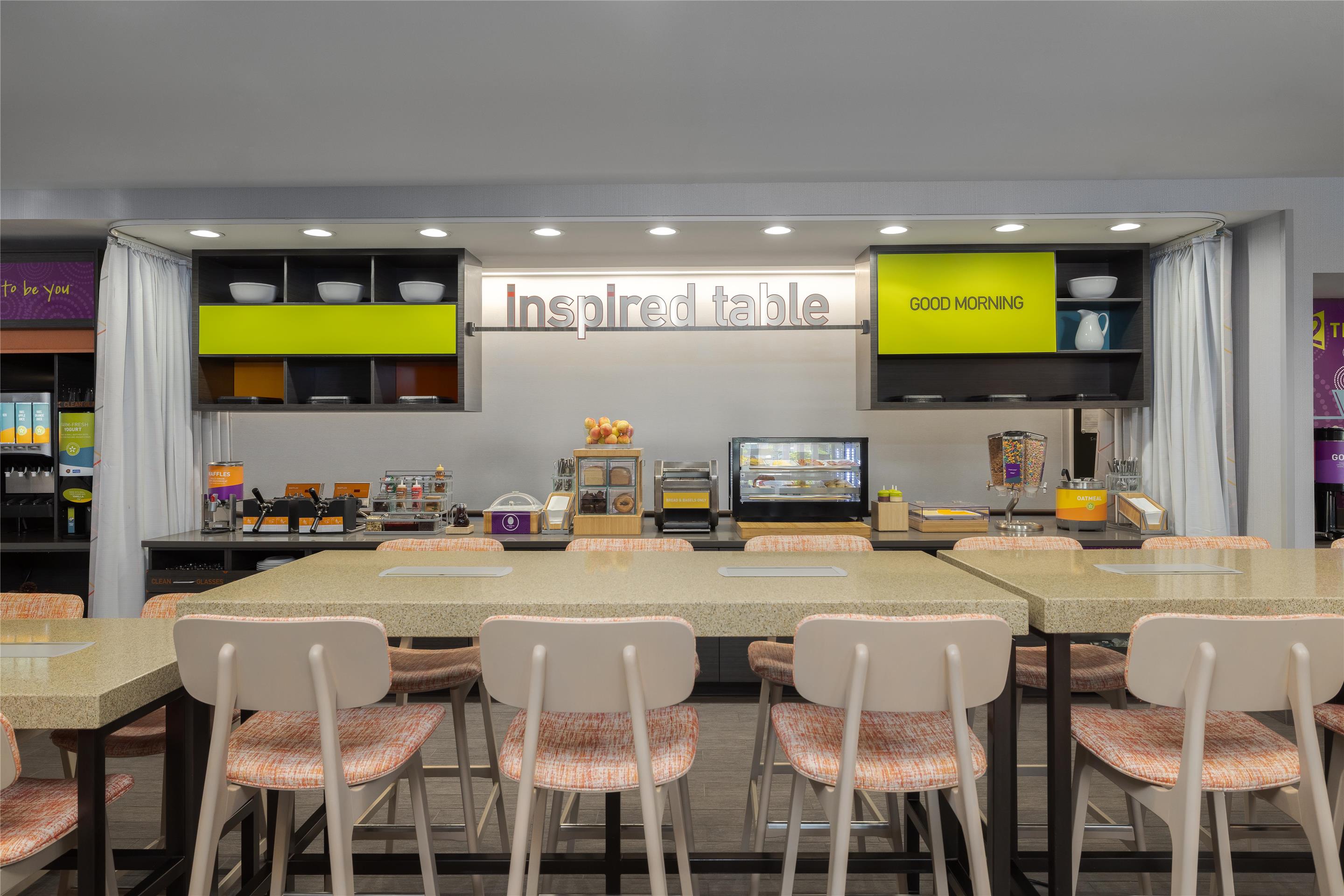 Breakfast Area | Home2 Suites by Hilton Idaho Falls