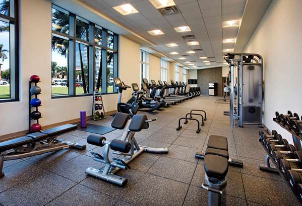Fitness/ Exercise Room - Hilton Hotel West Palm Beach