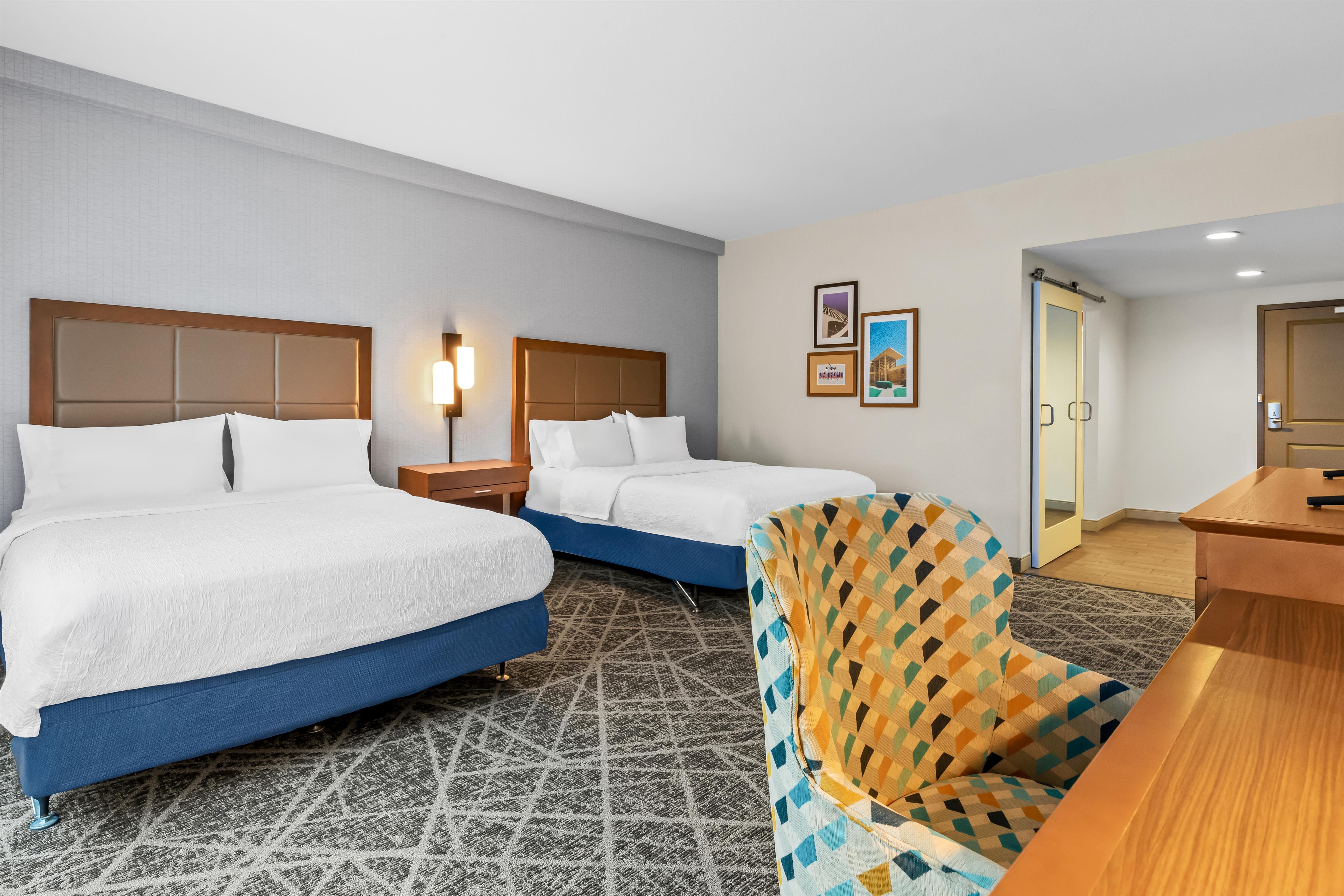 Hampton Inn & Suites by Hilton Claremore Room Type - 2QN MOB HEARING ACC TUB NS