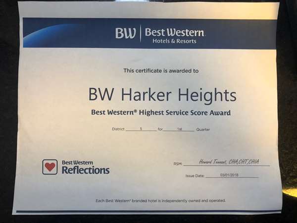  - Best Western Harker Heights Hotel