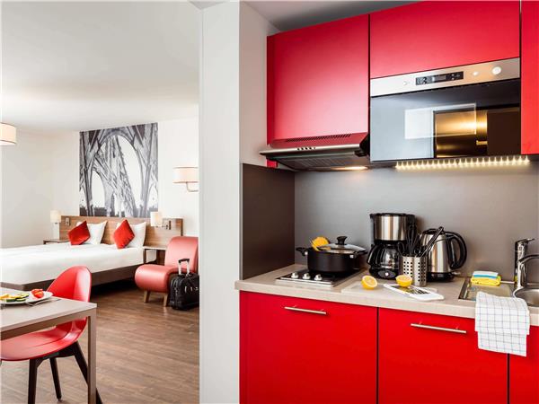 Studio for 2 people with twin beds
