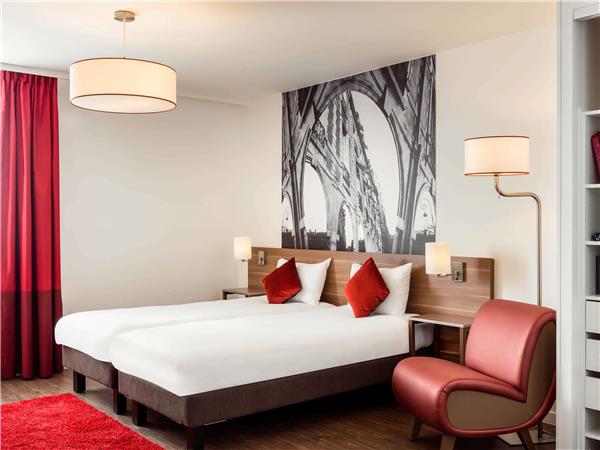 Studio for 2 people with twin beds