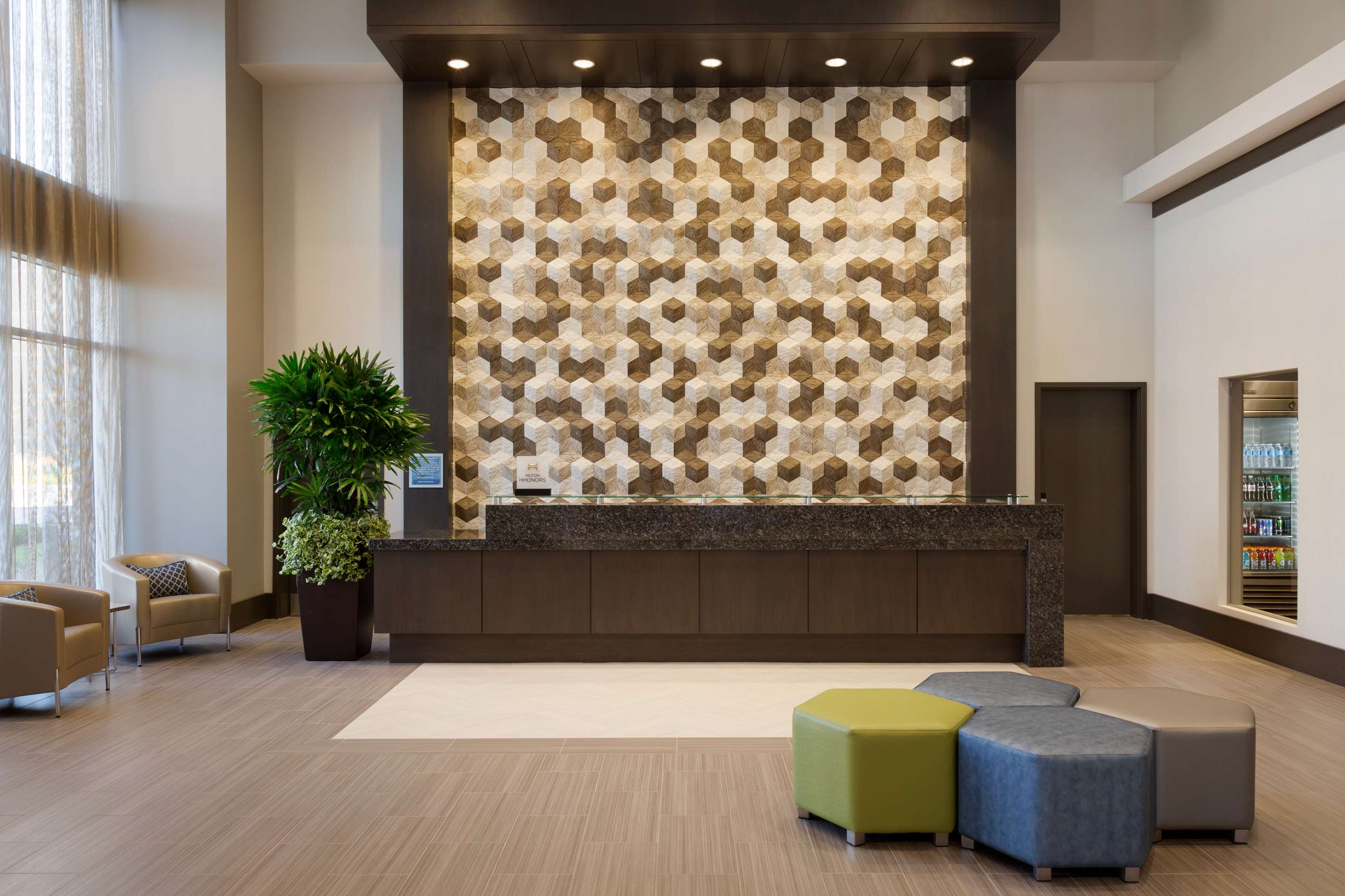 Reception | Embassy Suites by Hilton The Woodlands at Hughes Landing