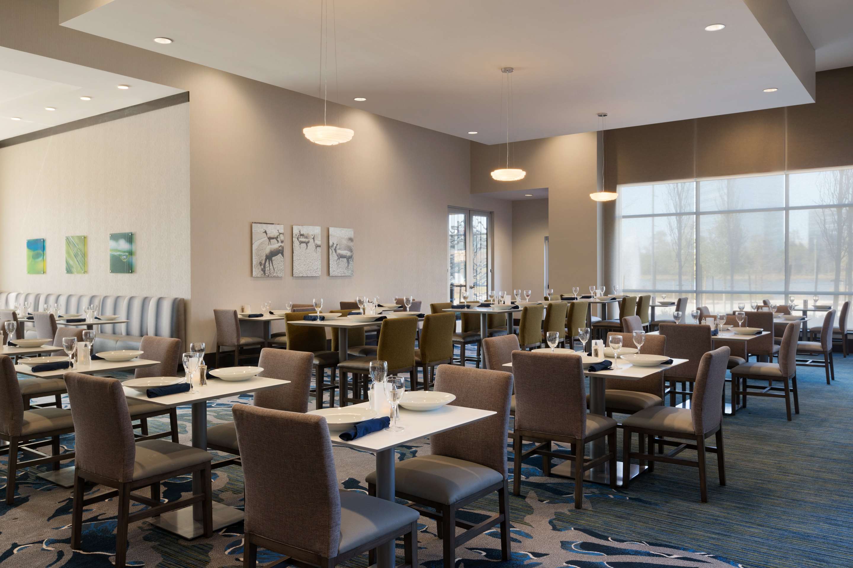 Restaurant | Embassy Suites by Hilton The Woodlands at Hughes Landing