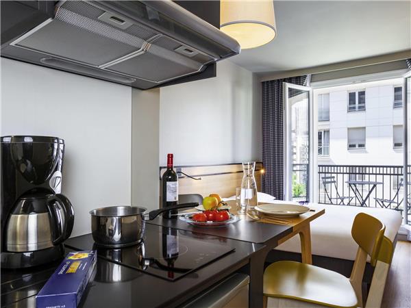 Studio with balcony for 2 people