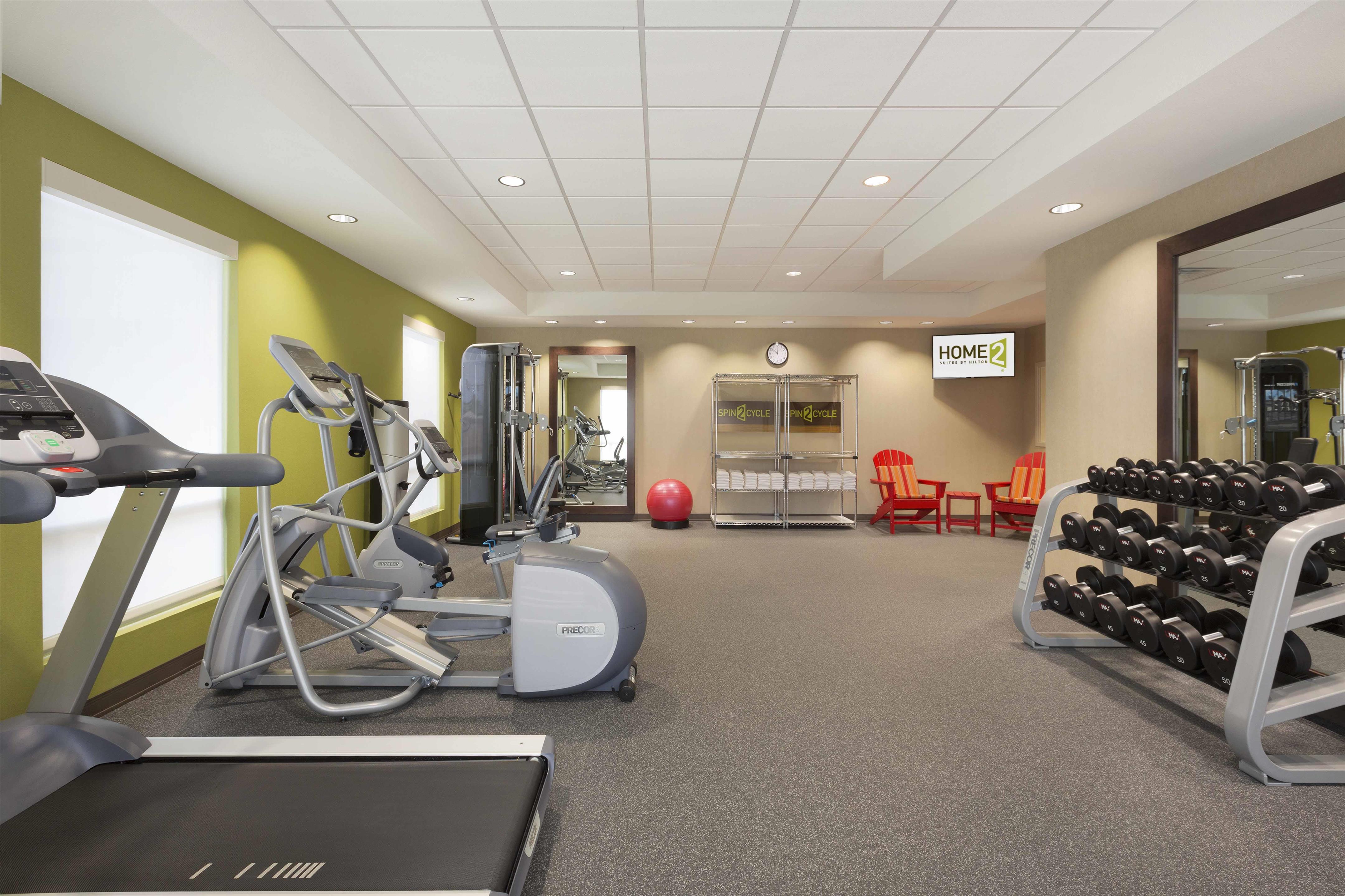 Health club fitness center gym | Home2 Suites by Hilton Fort Smith AR