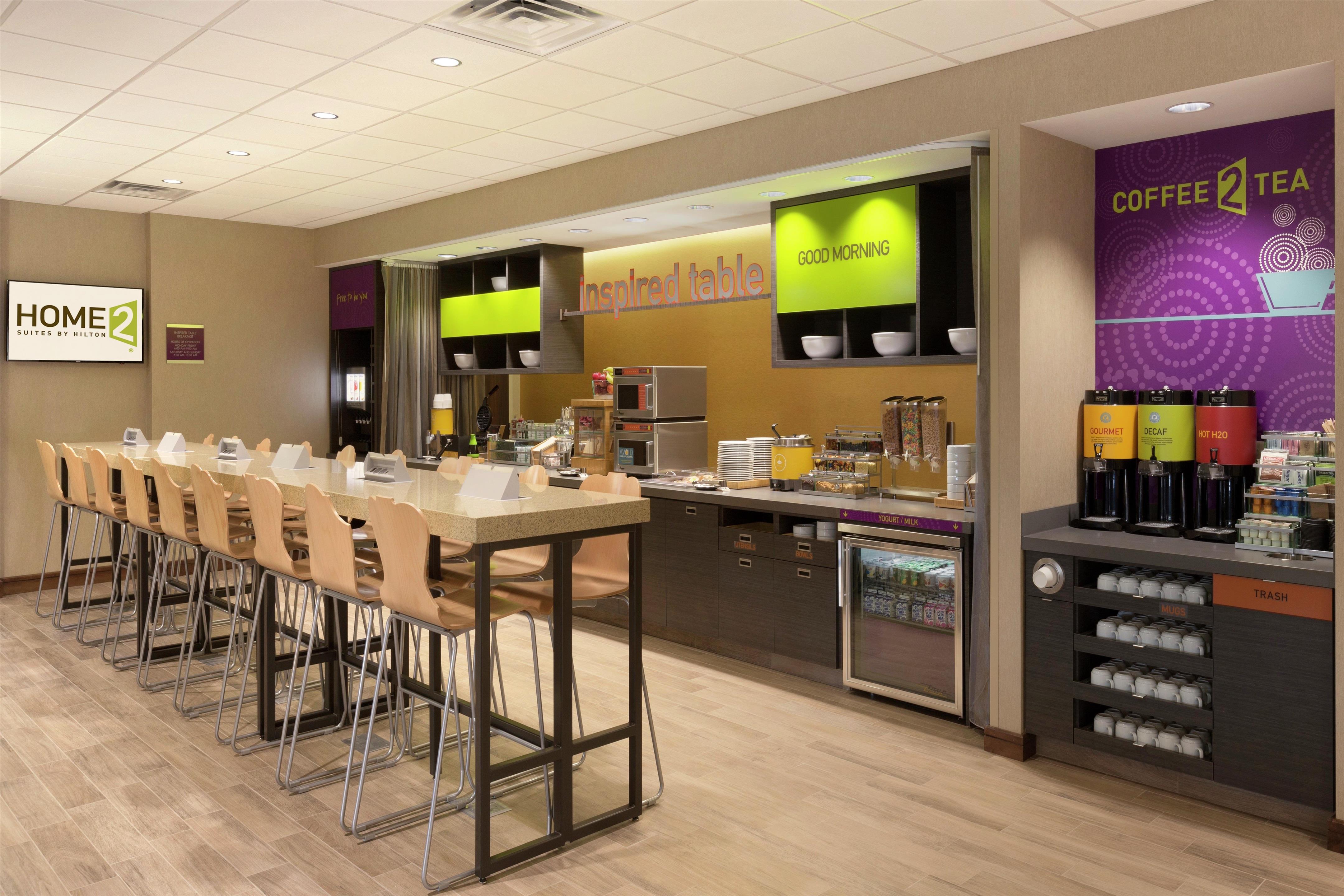 Breakfast Area | Home2 Suites by Hilton Fort Smith AR