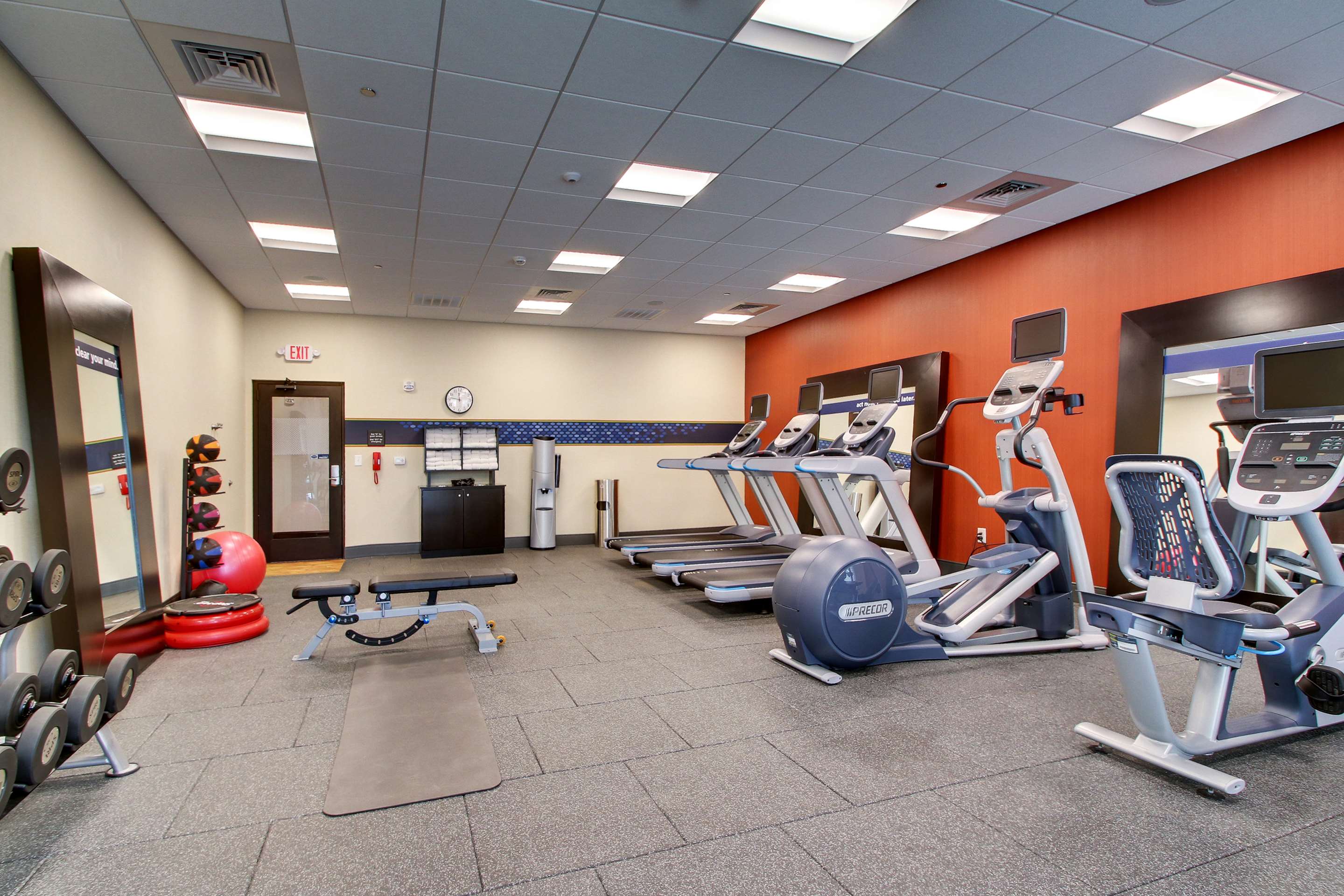 Health club fitness center gym | Hampton Inn & Suites Greenville Airport, SC